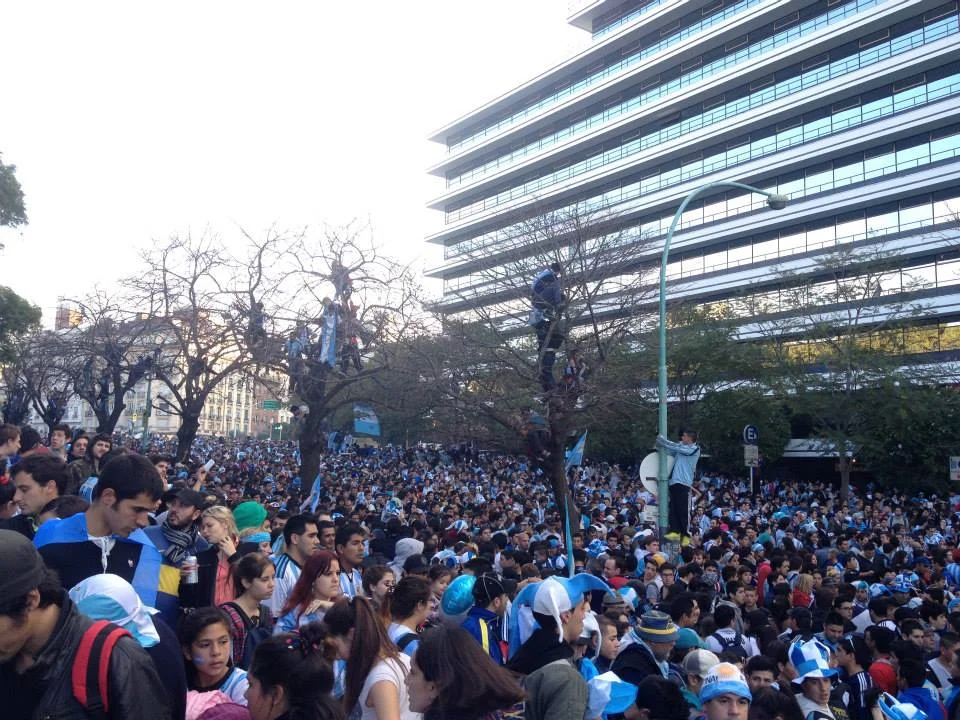 World Cup watch party in Buenos Aires.