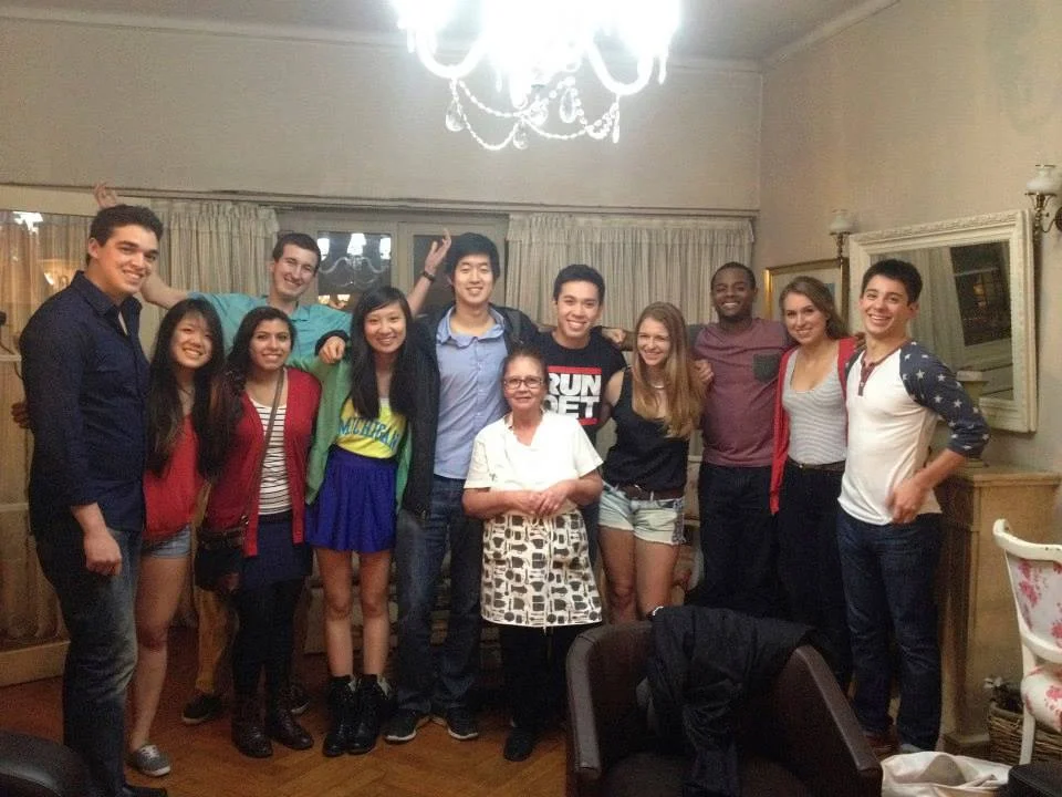 Summer 2014 cohort and house mother.
