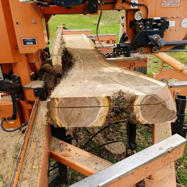 Had a great day milling on Friday here in #centralva . Finished up this job this week but here was some of #Fridays cutting.