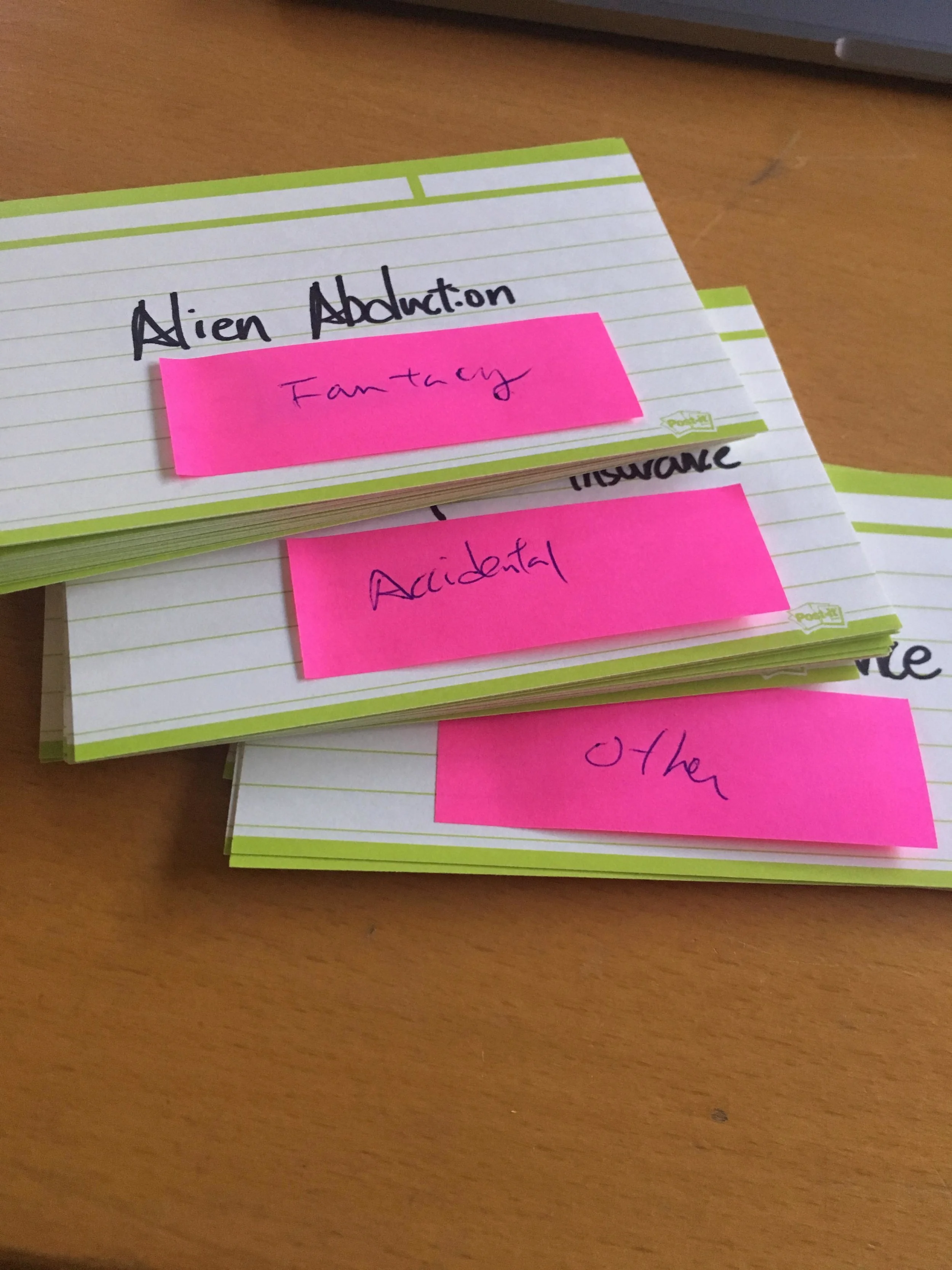 Due to the complexity nature of insurance products and various types of products, a Card Sorting exercise was conducted to find the most intuitive categorization of the types of the insurances offered by KAUS.