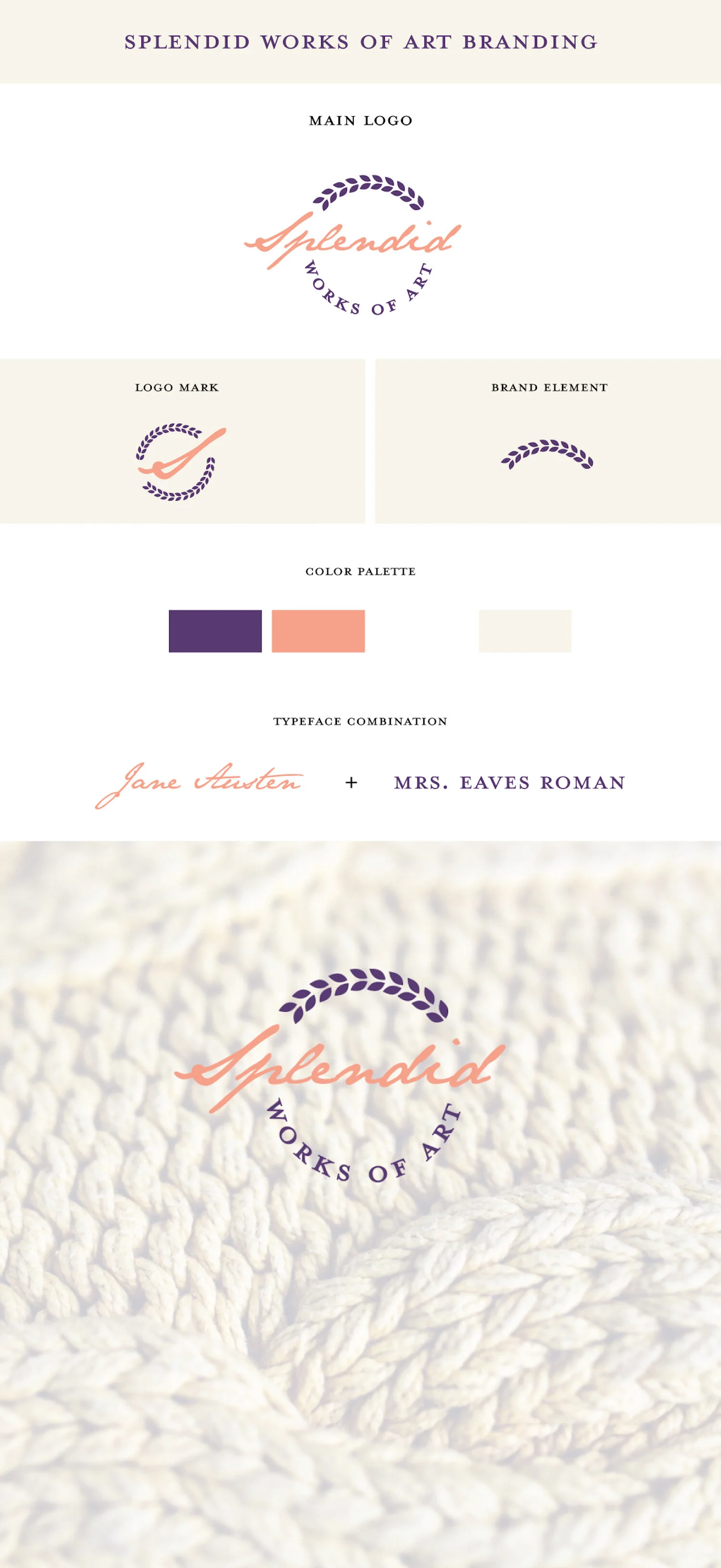 Splendid Works Of Art Brand Identity Design Modern Minimal Logo Icon Color Palette Handmade Crochet Jewelry Florida Twelve and Twenty Eight.jpg