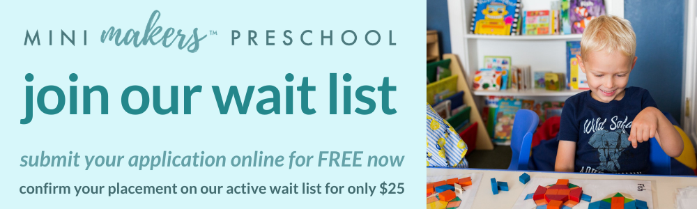 Preschool Welcome — The Makers Place™