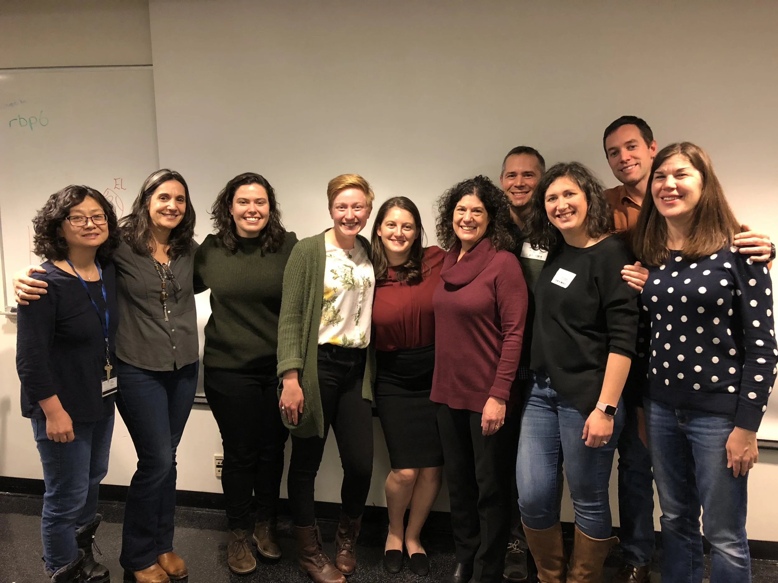 Former and Current Sussel Lab united at Columbia to celebrate Ruth’s defense!