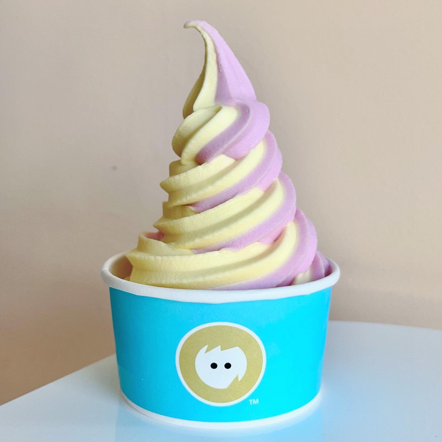 Eastlake now swirling pineapple dole whip and watermelon softie 🍍🍉🍦. Current softie flavors for June- Convoy (vanilla/ube) Del Mar (vanilla/chocolate/ube/pineapple dole whip) Eastlake (vanilla/ube/pineapple dole whip/watermelon)