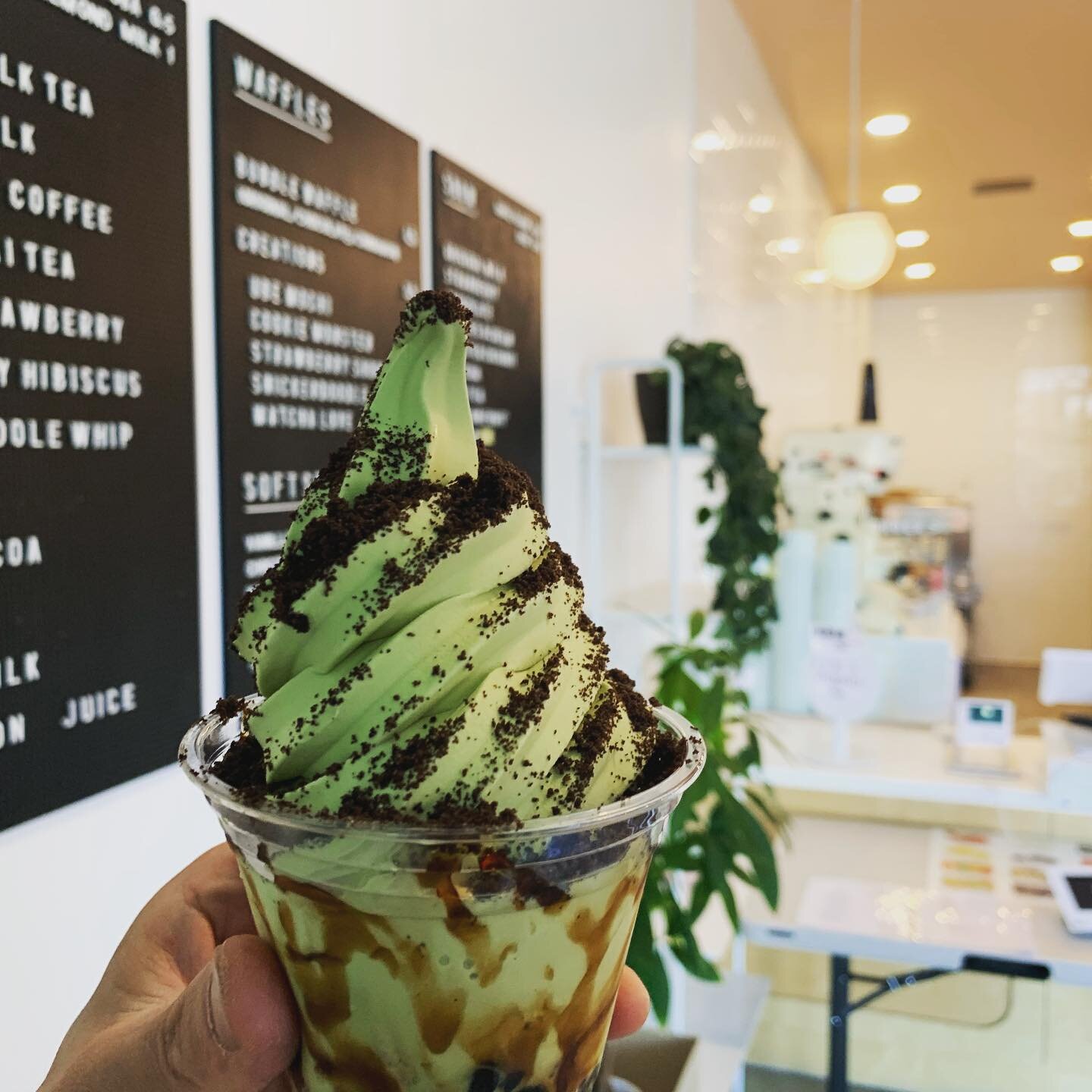 Iceskimo Eastlake just added Matcha and Chocolate softies! Del Mar is now swirling Vanilla/Chocolate/Strawberry/Ube softies through the long weekend.