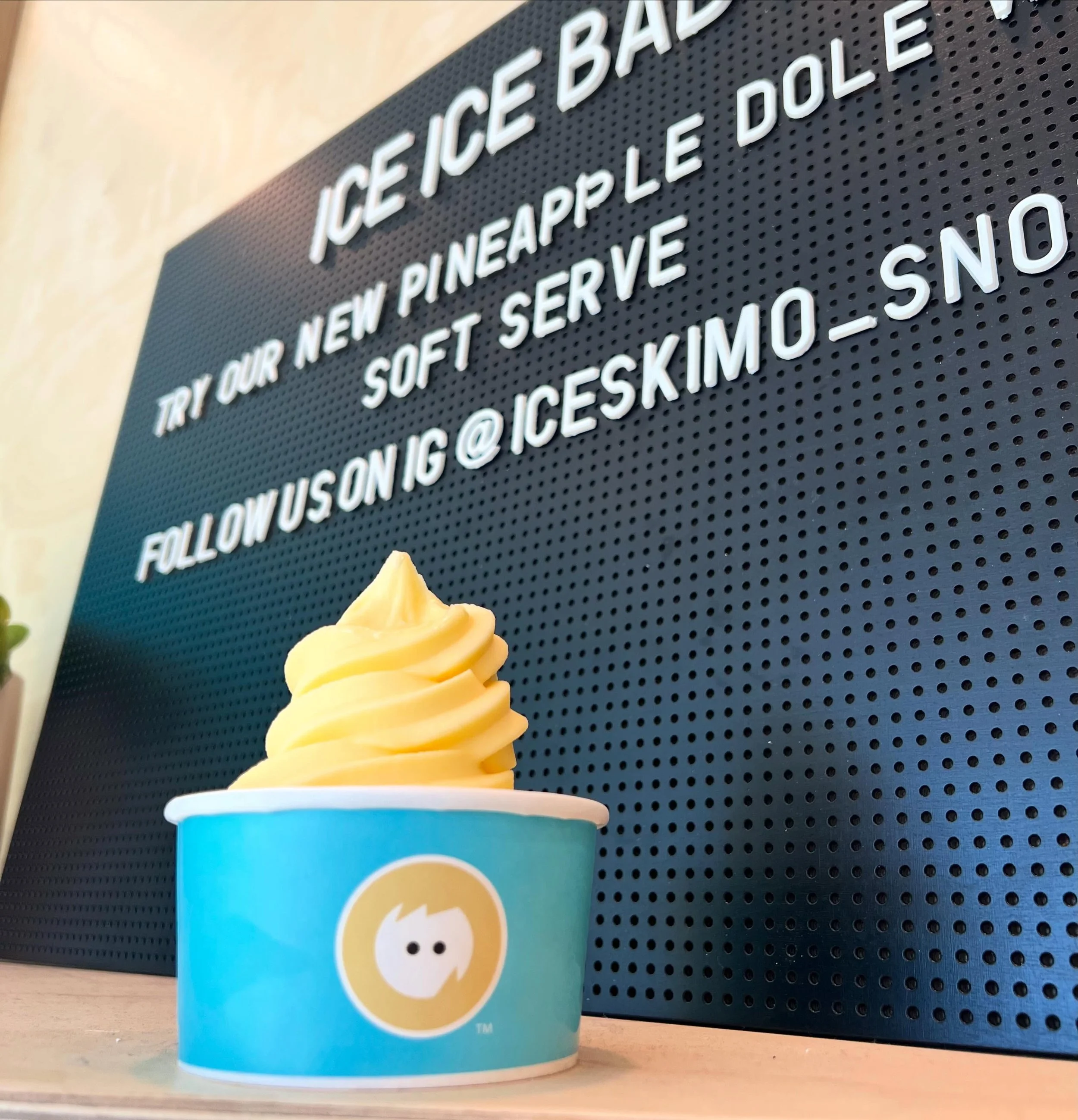 The legendary park favorite has landed on Convoy! 🍍🍦 Grab our Pineapple Soft Serve at Iceskimo for a limited time&mdash;100% Dairy-Free, Gluten-Free, and pure tropical sunshine in a cup.