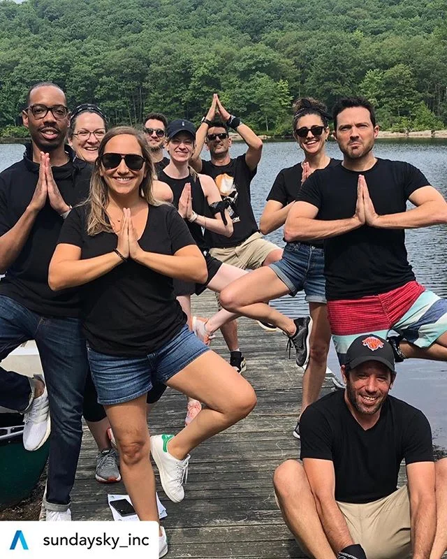 #TBT to last month&rsquo;s @sundaysky_inc&rsquo;s summer camp! 
Repost &bull; @sundaysky_inc Last month we took the NY office to our version of summer camp. // Complete with kickball, scavenger hunt, and epic lip sync battles. // Followed by a fun af