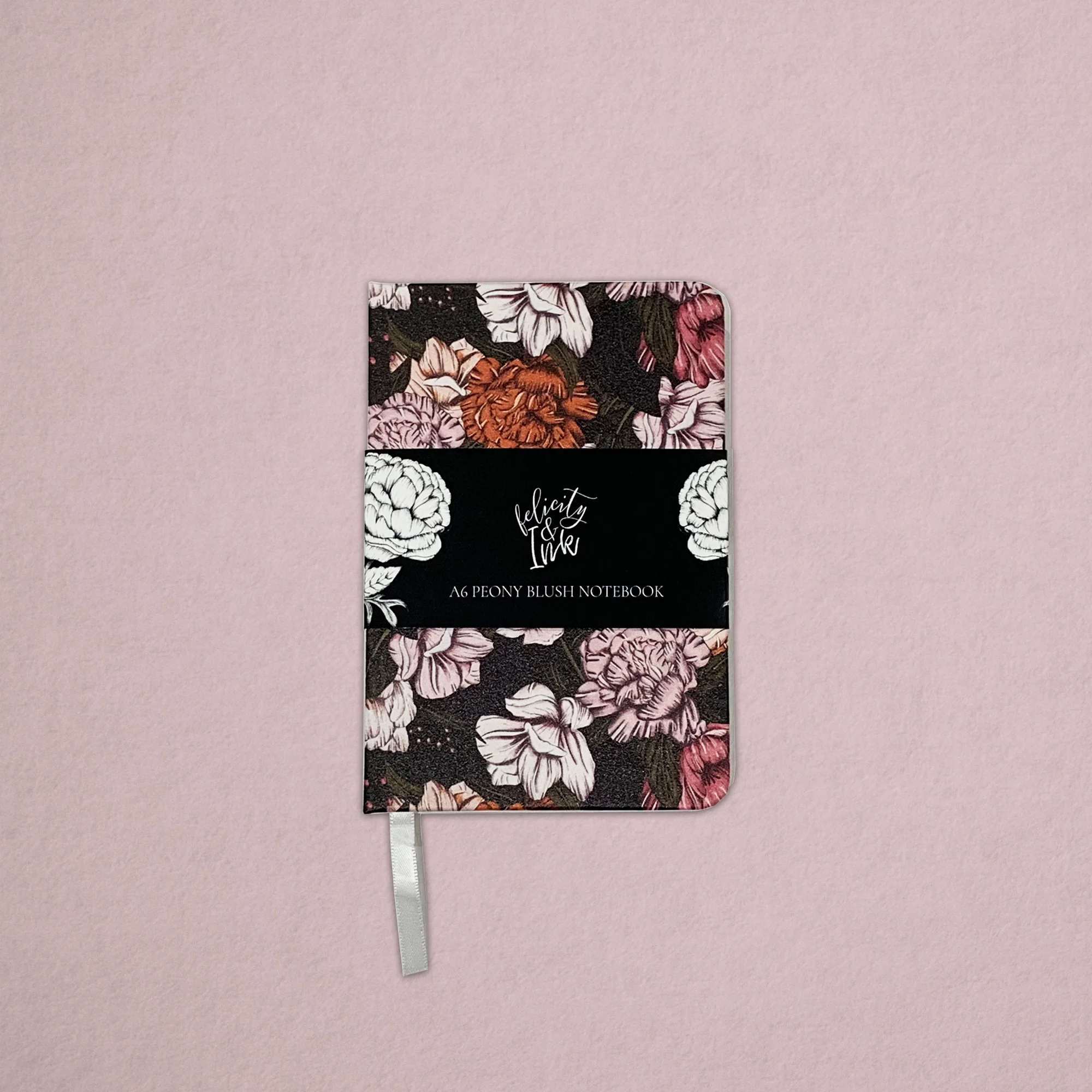 Felicity and Ink_Peony Blush_A6 Notebook_Front Closed_Plain.jpg