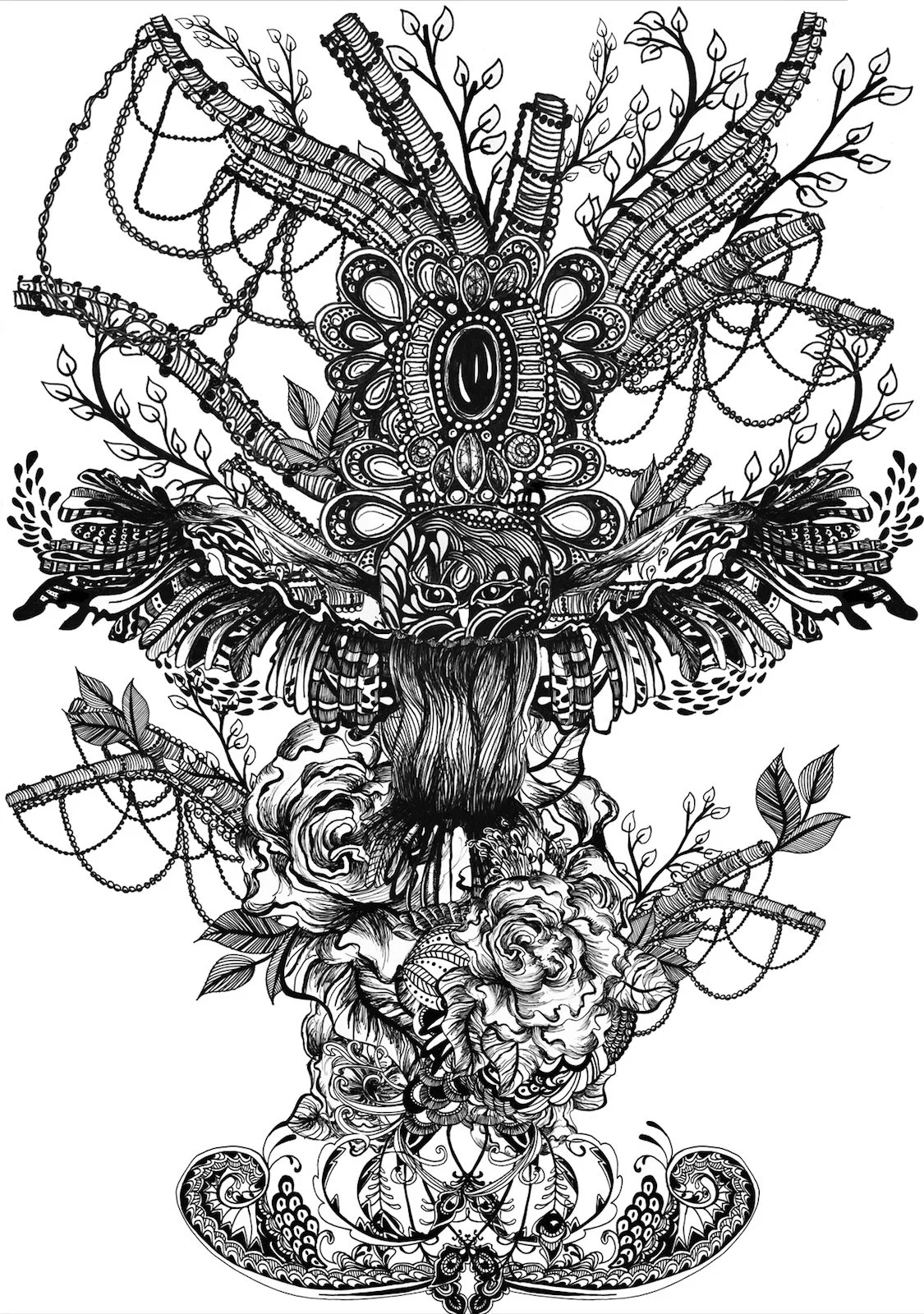 WOODLAND JEWELS | Hand drawn illustrations, digitally compiled