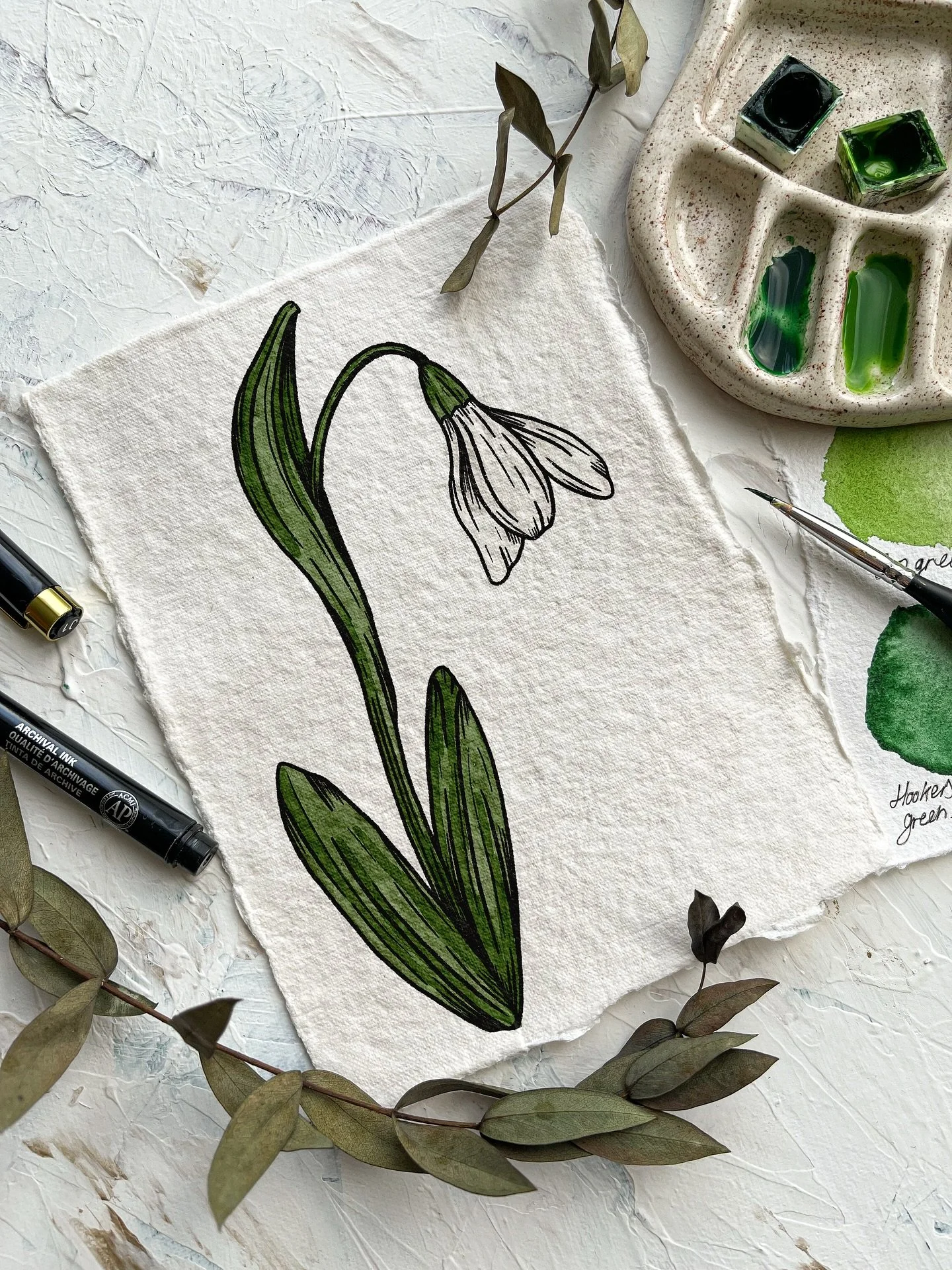 Learning to draw this delicate Snowdrop flower is the first of 20 easy to follow, step by step how to draw tutorials from my first published book &lsquo;The Kew Book Of Drawing Flora &amp; Fauna&rsquo; ✨

My book is available online and in store all 