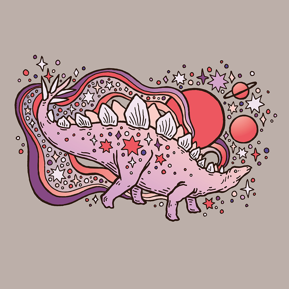 Star Stego Ink on paper, digital color Shop it!