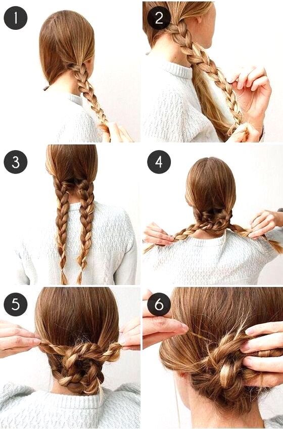 Image of Headband braid vacation hairstyle