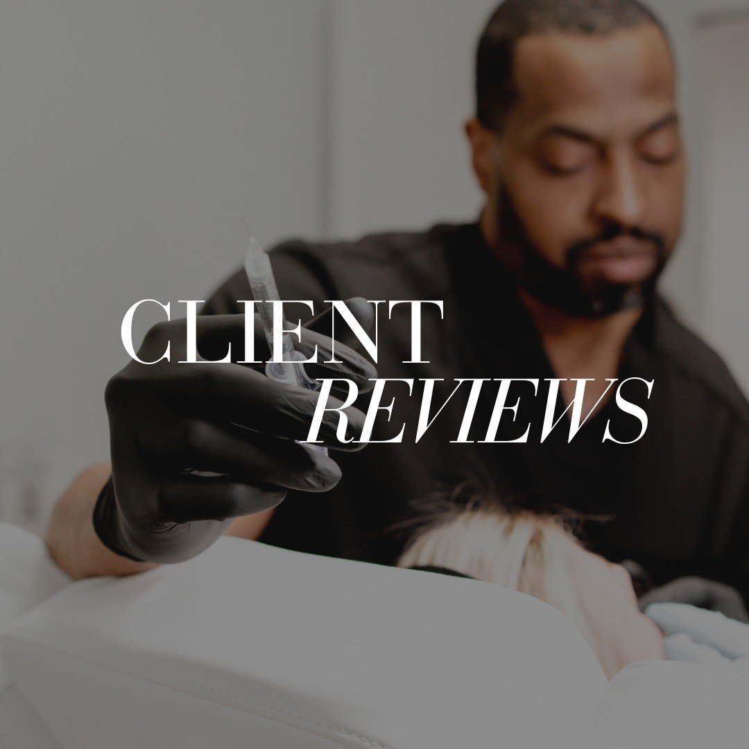 Client Reviews are our favorite! 🤍⁠
⁠
Our injections, massages, and facials are leaving clients feeling rejuvenated, refreshed + glowing. ✨️⁠
⁠
Come experience the magic for yourself! 🪄⁠
📞Call us to book over the phone &ndash; 205-861-2546⁠
🔗 Cli