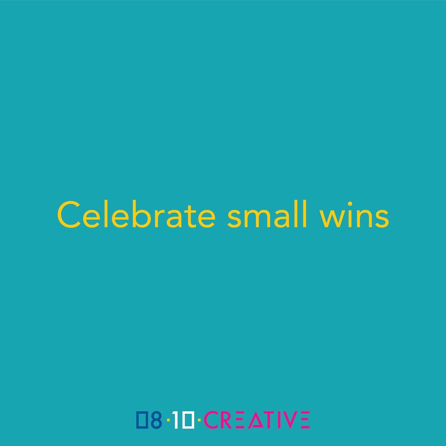 Celebrating small wins is an important way to track incremental achievements and work toward much larger goals. Plus, it makes you feel good more often.

#graphicdesign #design #art #illustration #graphicdesigner #logo #branding #graphic #designer #i