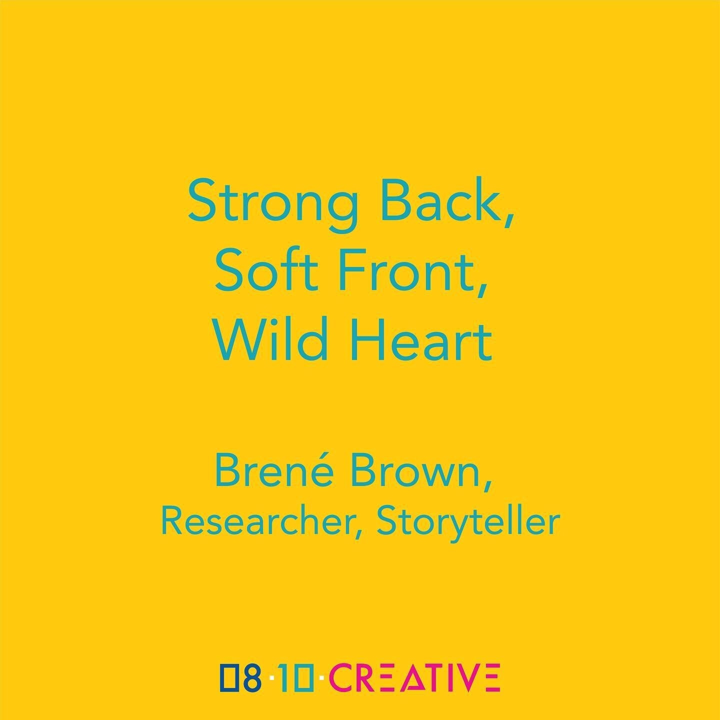 Nothing like a little @brenebrown quote to get you over the Thursday blues.