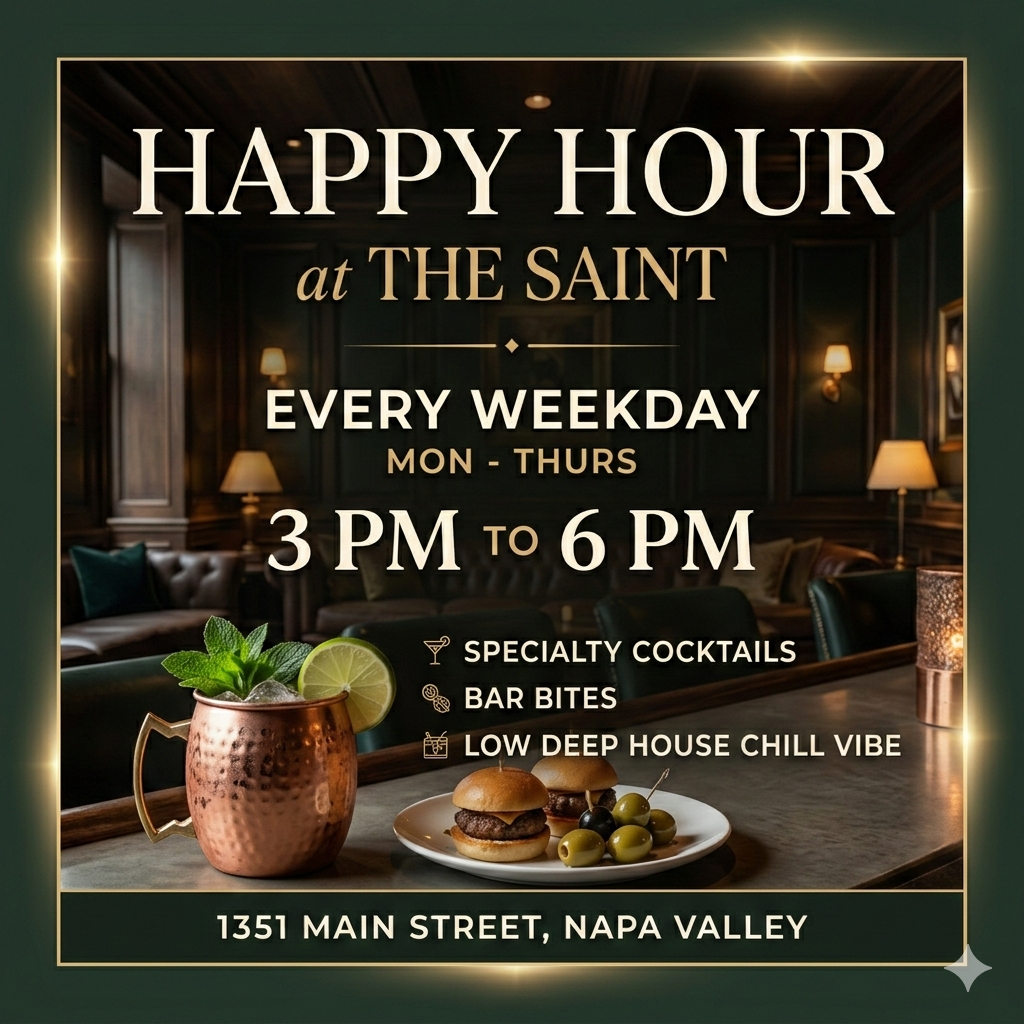 Week Day Happy Hour at The Saint 