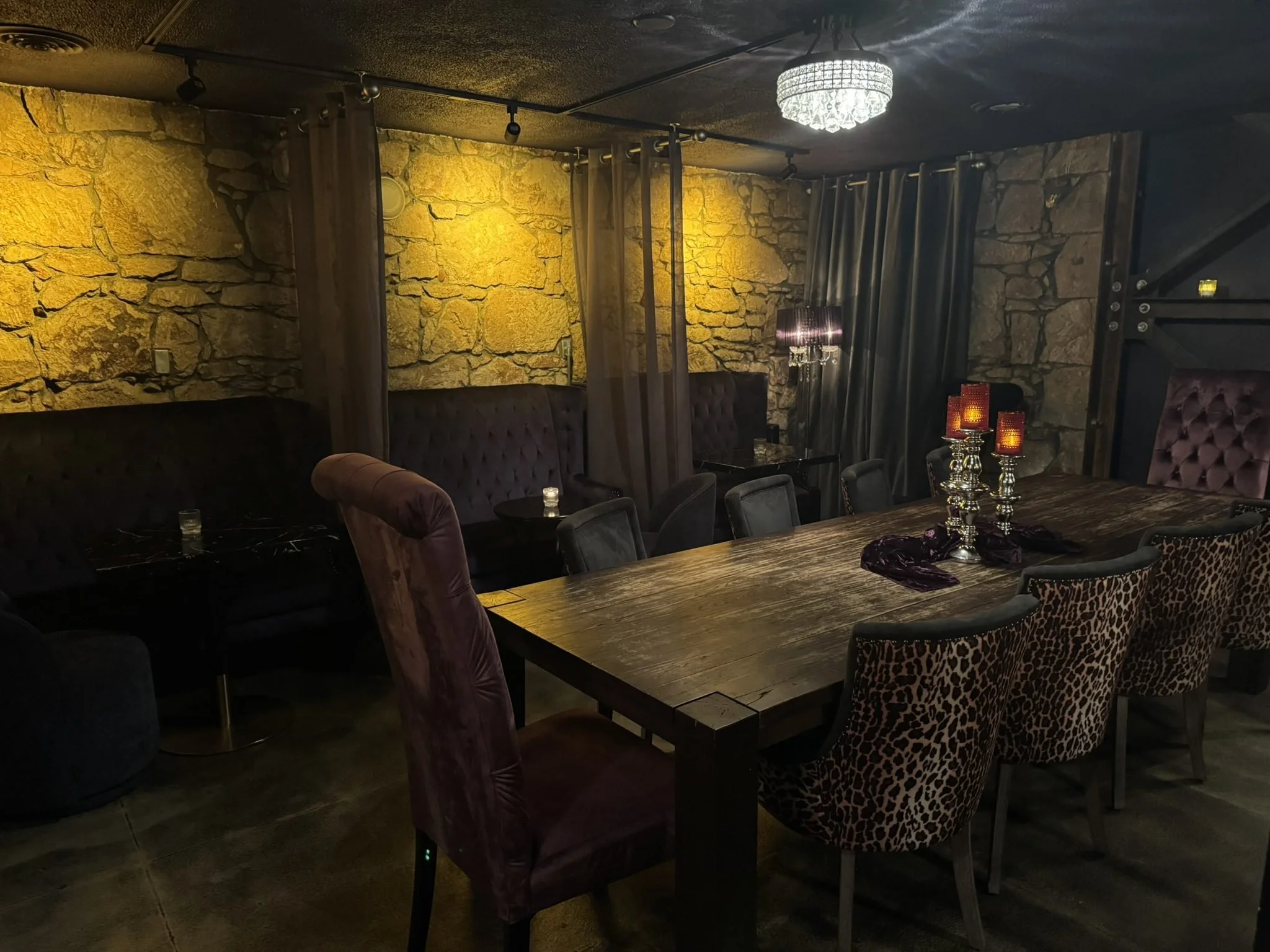 The Cellar Speakeasy at The Saint, St. Helena — private dining for 18 seated, 25 standing
