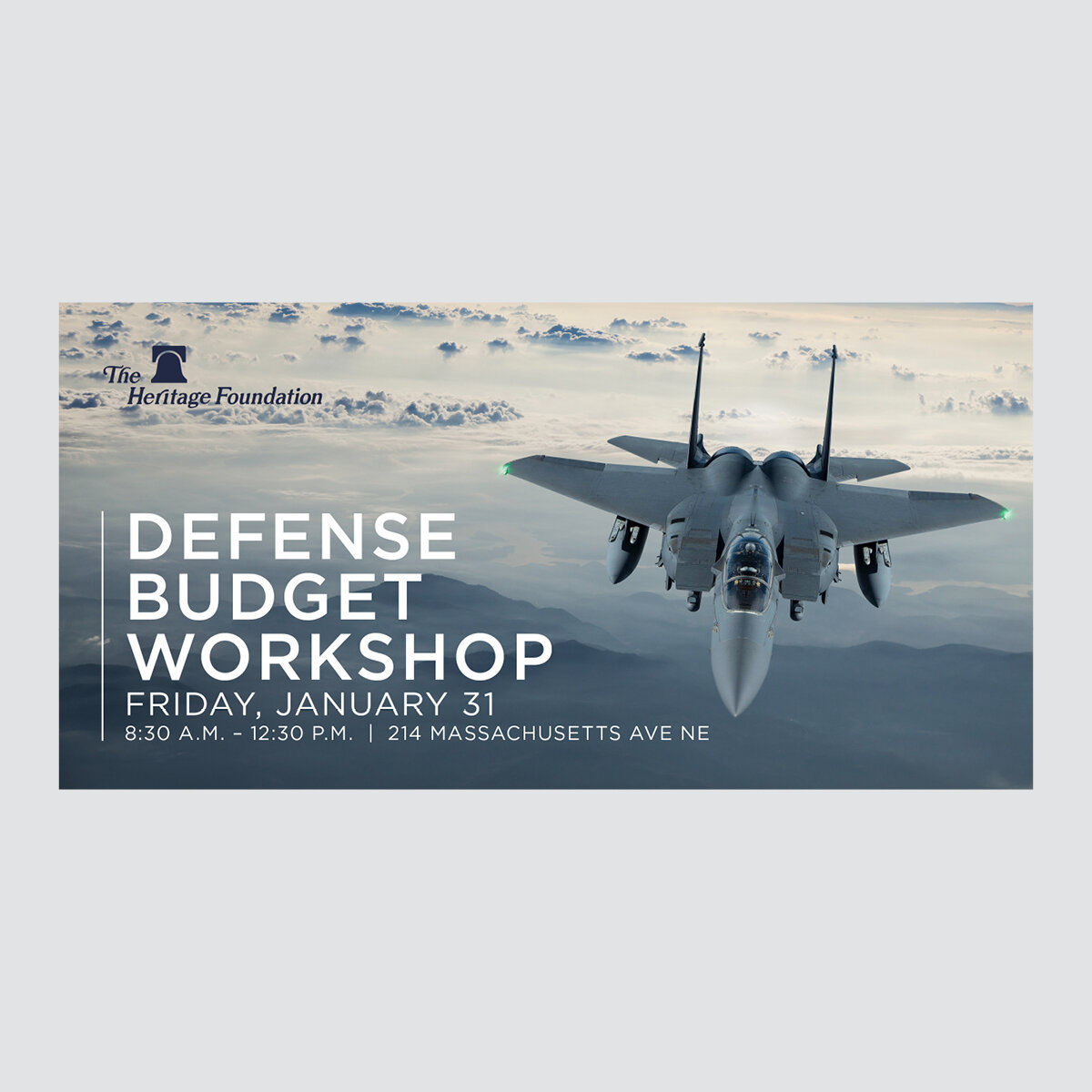 Defense Budget Workshop Graphic