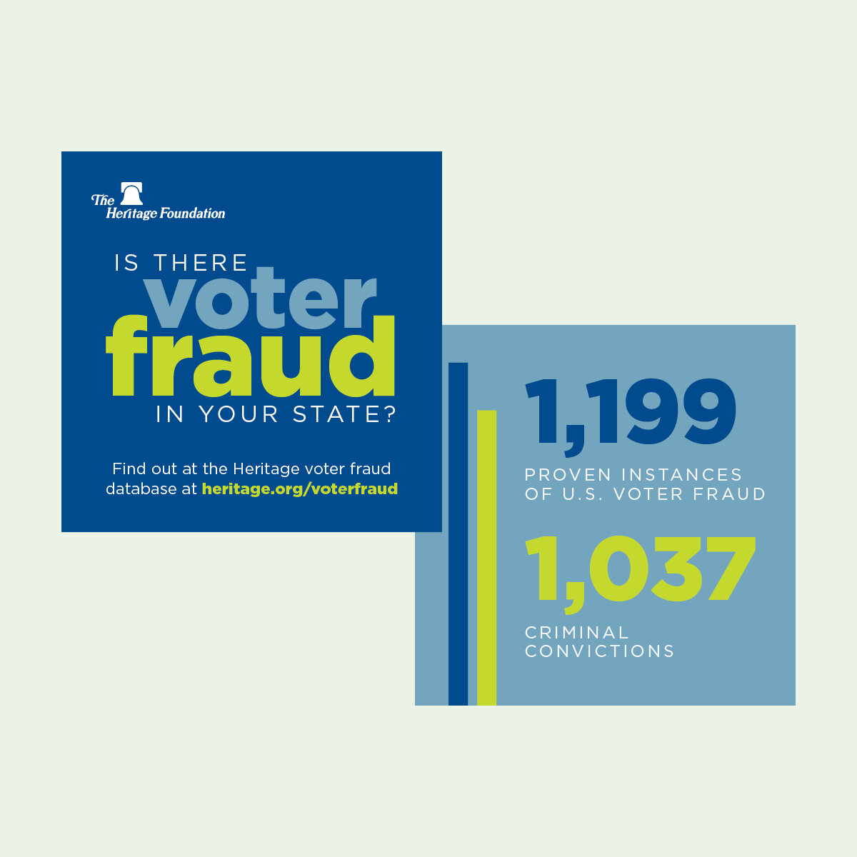 Voter Fraud Database Palm Card