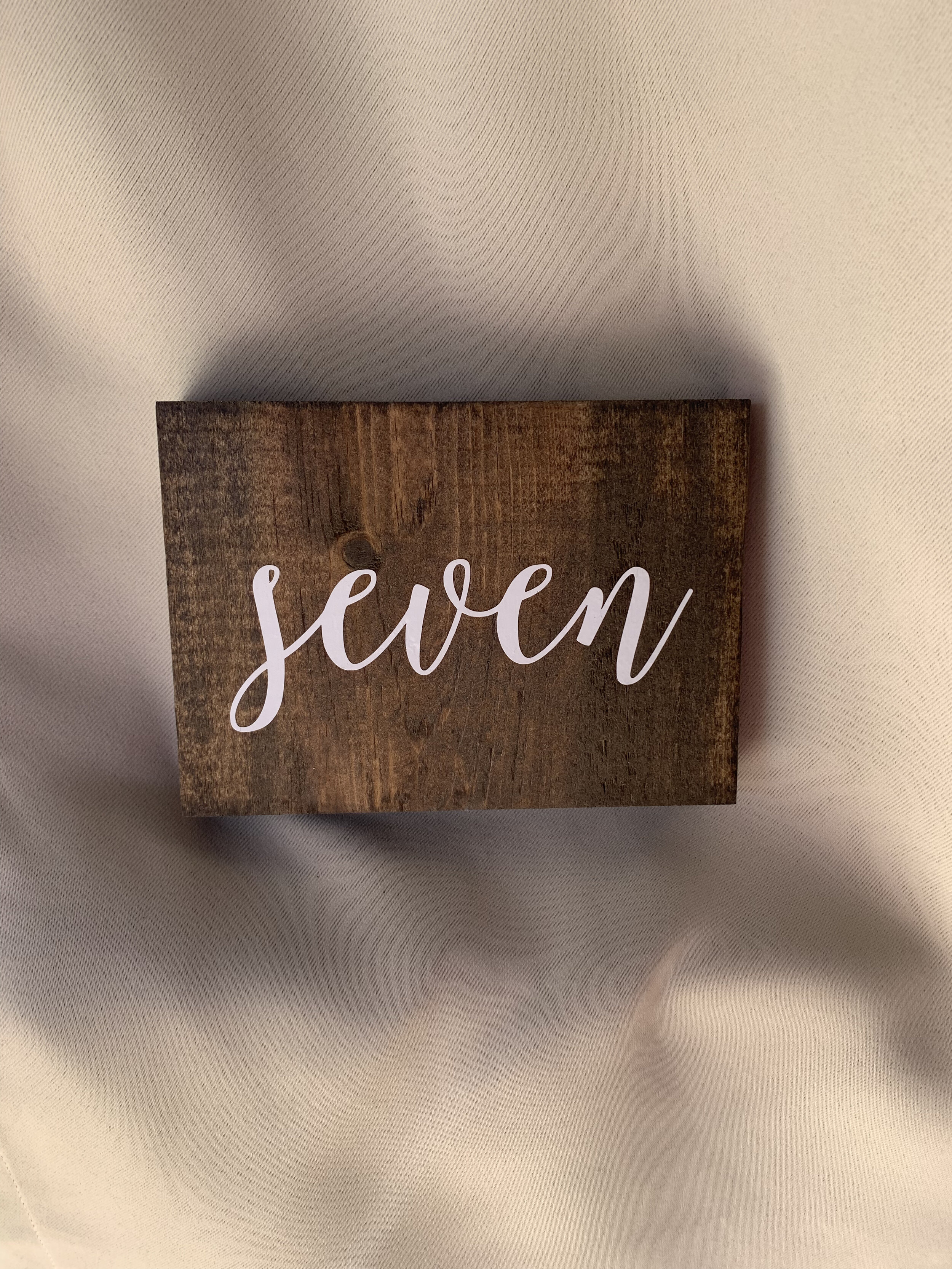 Wooden Calligraphy