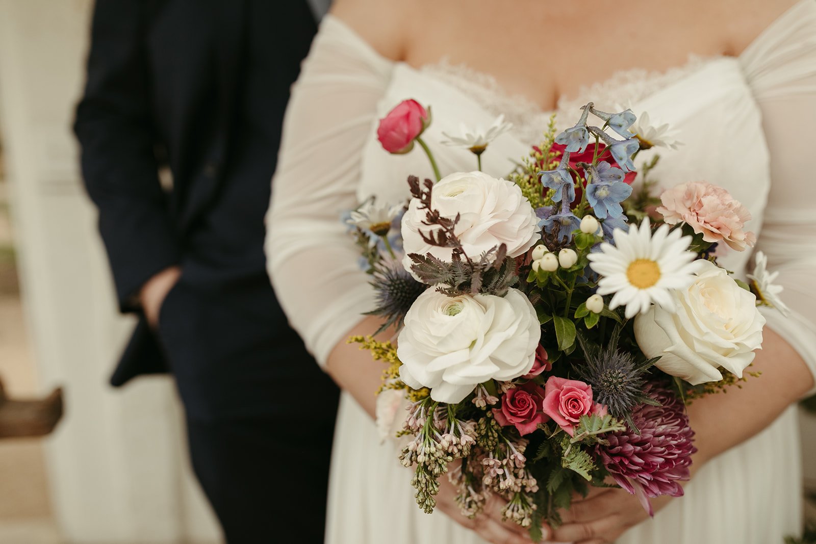 Meg + Jeff - Colorful Wildflowers