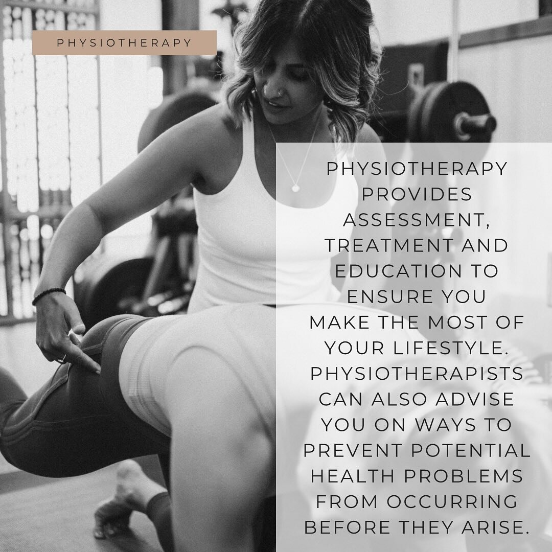 Working with a physiotherapist can help you regain movement, reduce pain and learn exercises and body mechanics to help you heal or strengthen your body to prevent problems down the road.

Physiotherapists have specialized knowledge and bring a holis