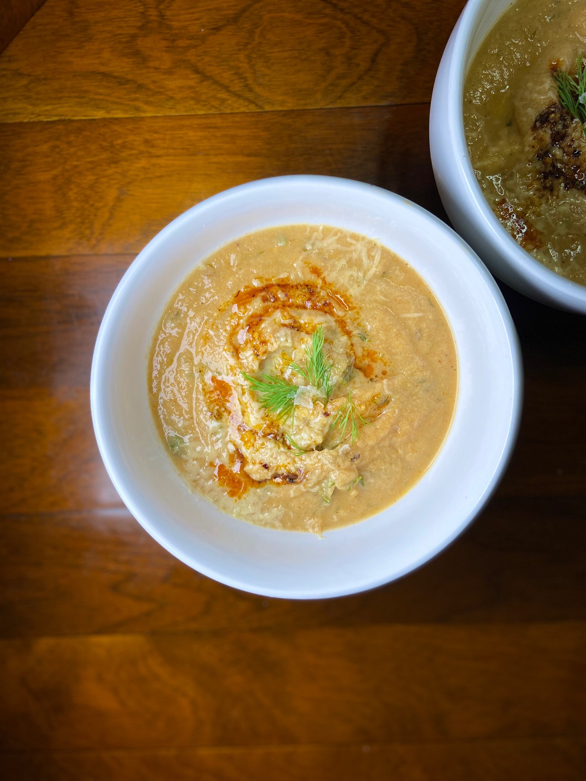 Roasted Cauliflower Soup