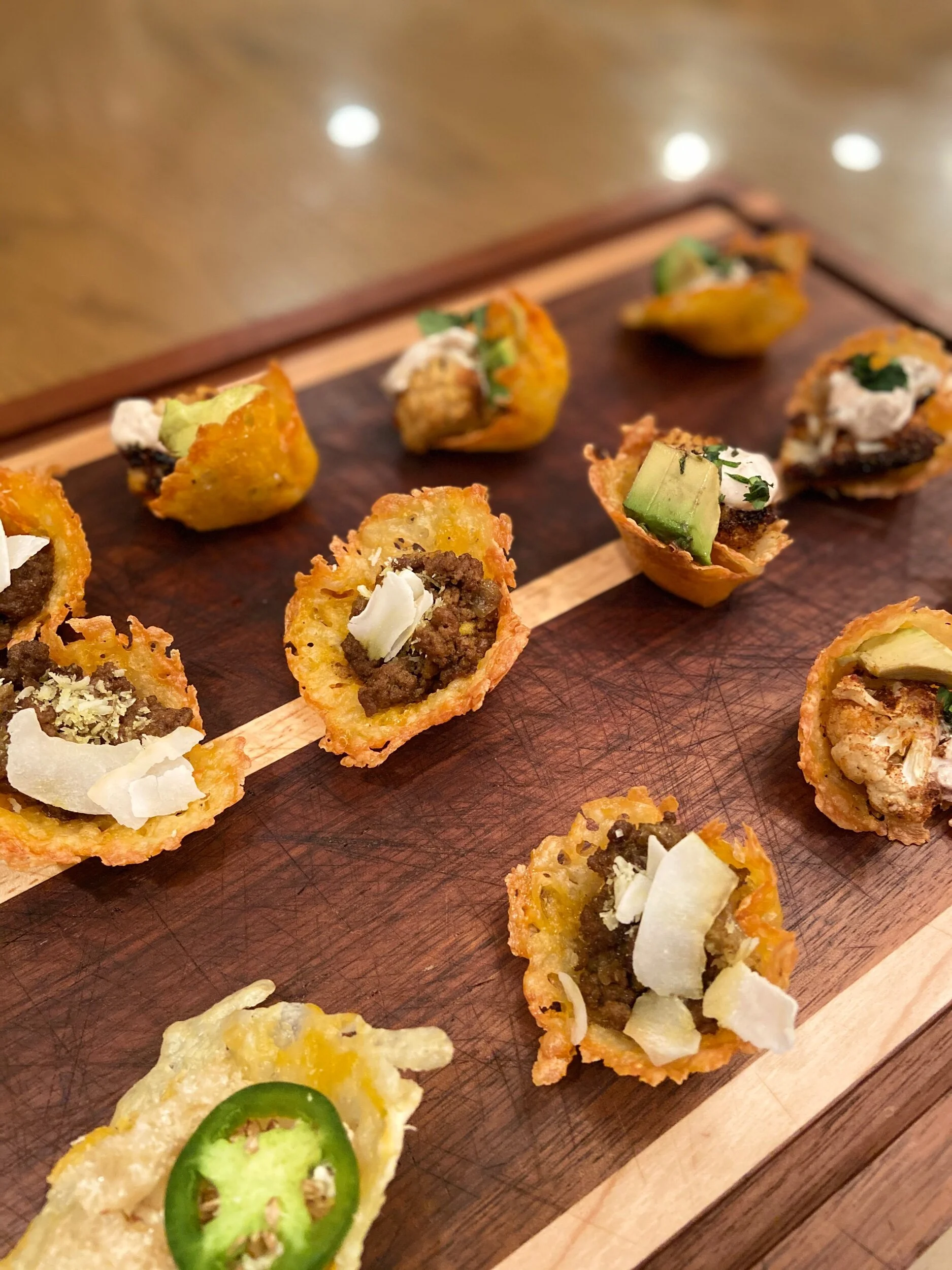 Jamaican Curry Beef Cheese Cups with Coconut