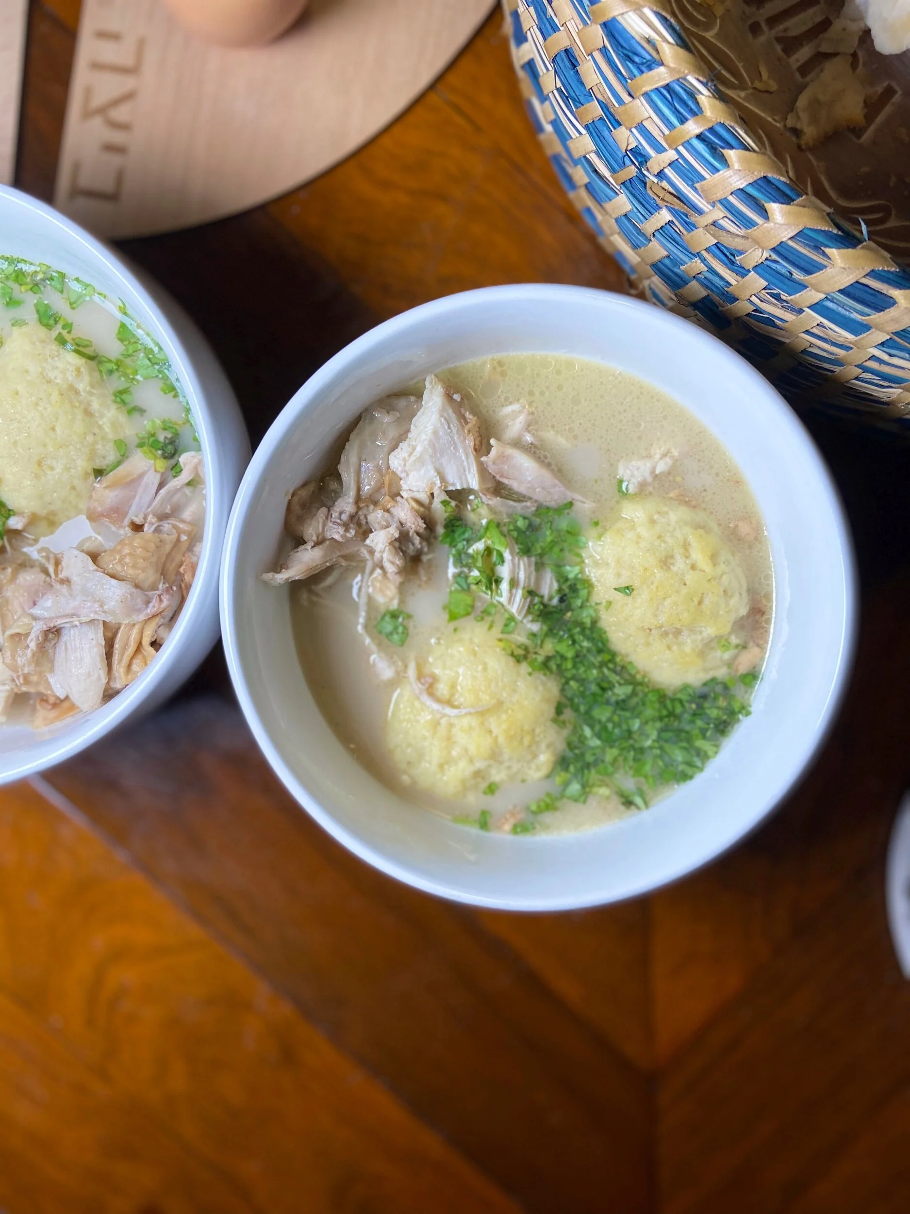 Masa Ball Coconut Ginger Chicken Soup