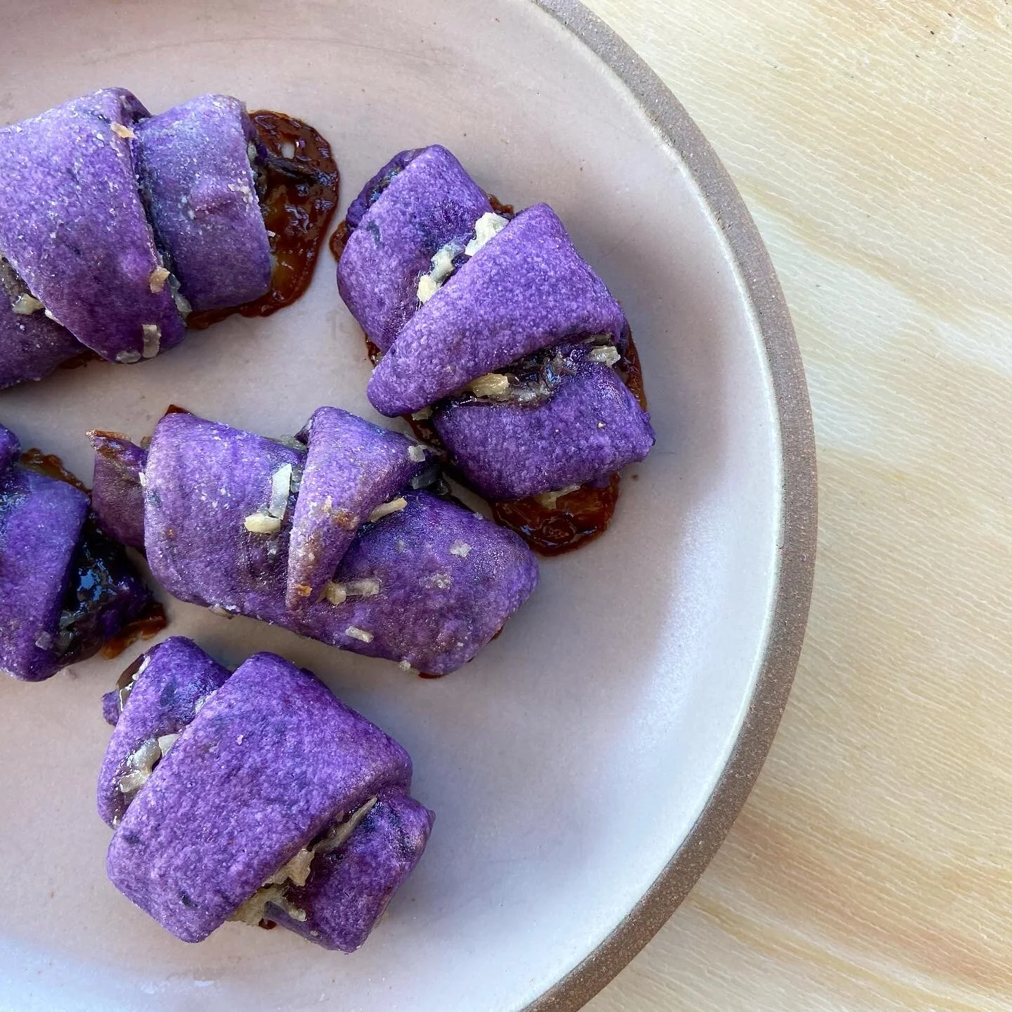 Ube Coconut Rugelach