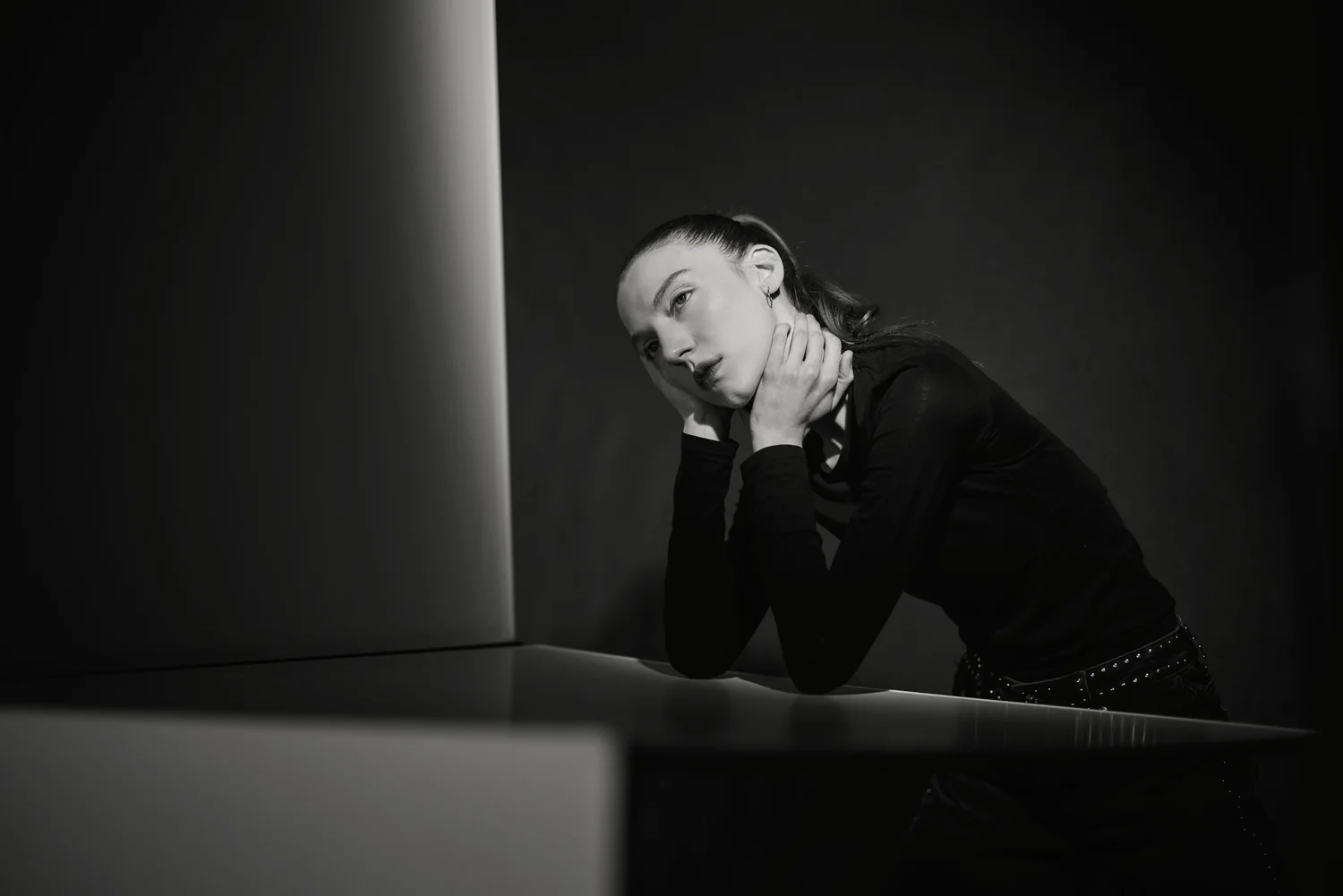 Creative portrait captured on location at the B&H Event Space, New York