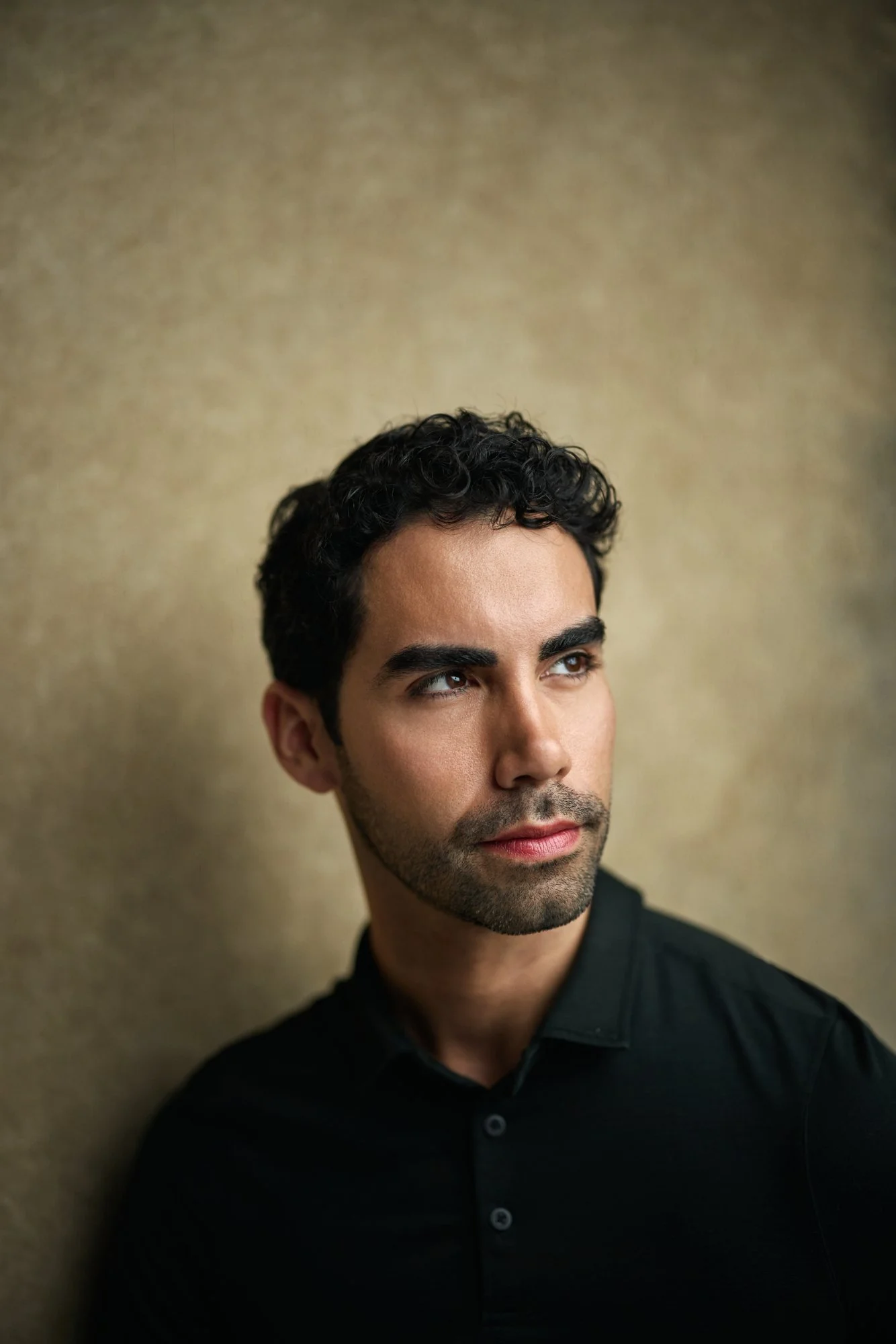 Commercial actor headshot with natural expression, Long Island photographer
