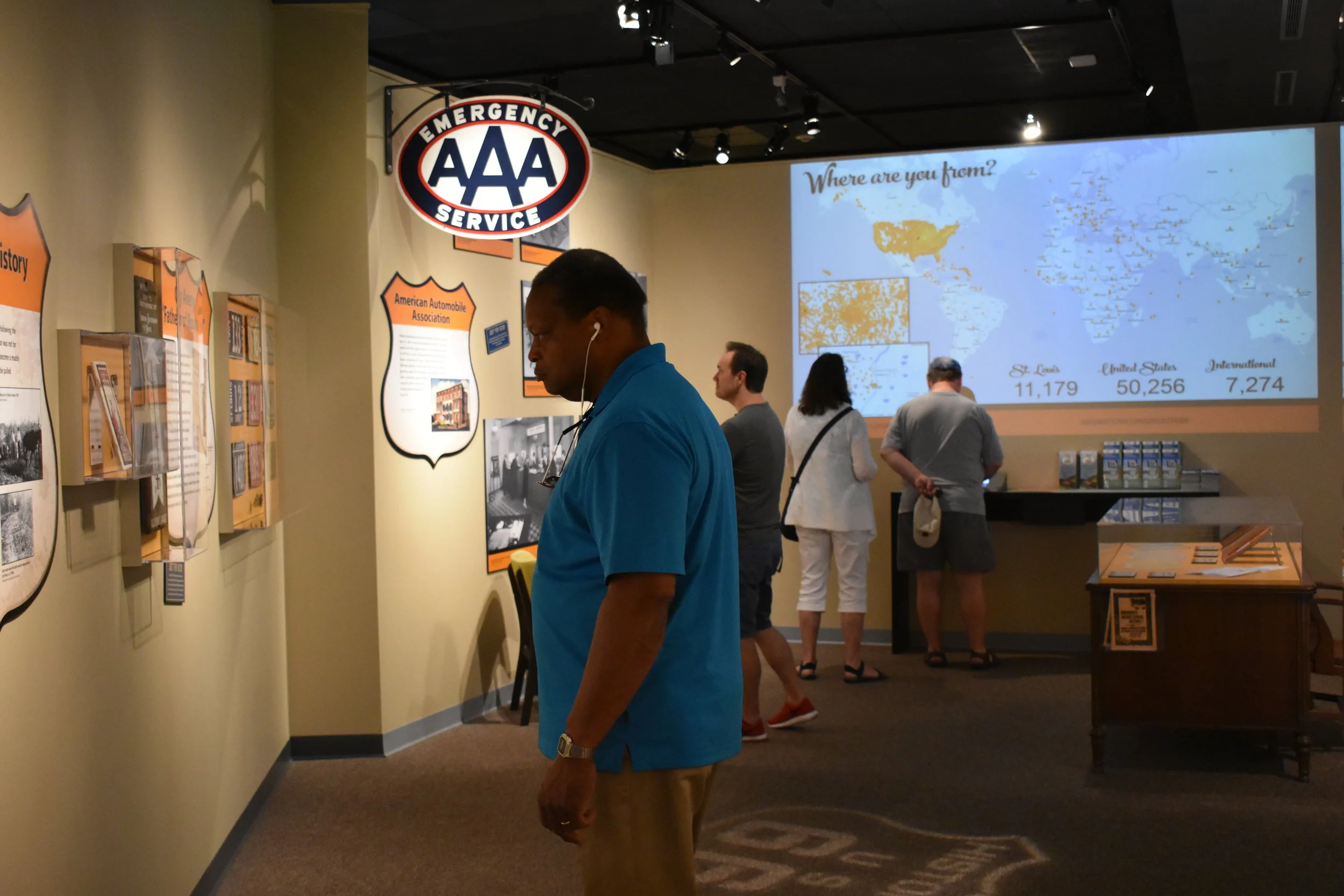 Planning You Route at the AAA Office | Route 66: Main Street Through St. Louis | 2016 