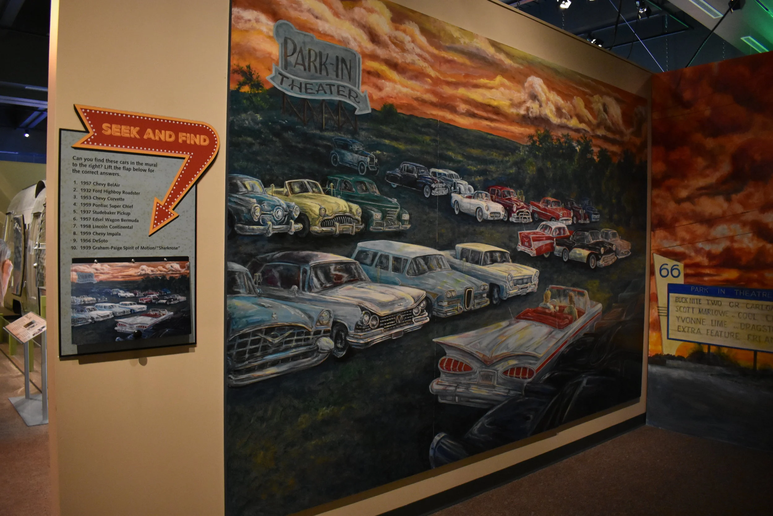  Drive-In Murals Feature the Low-Tech Seek and Find Interactive | Route 66: Main Street Through St. Louis | 2016 