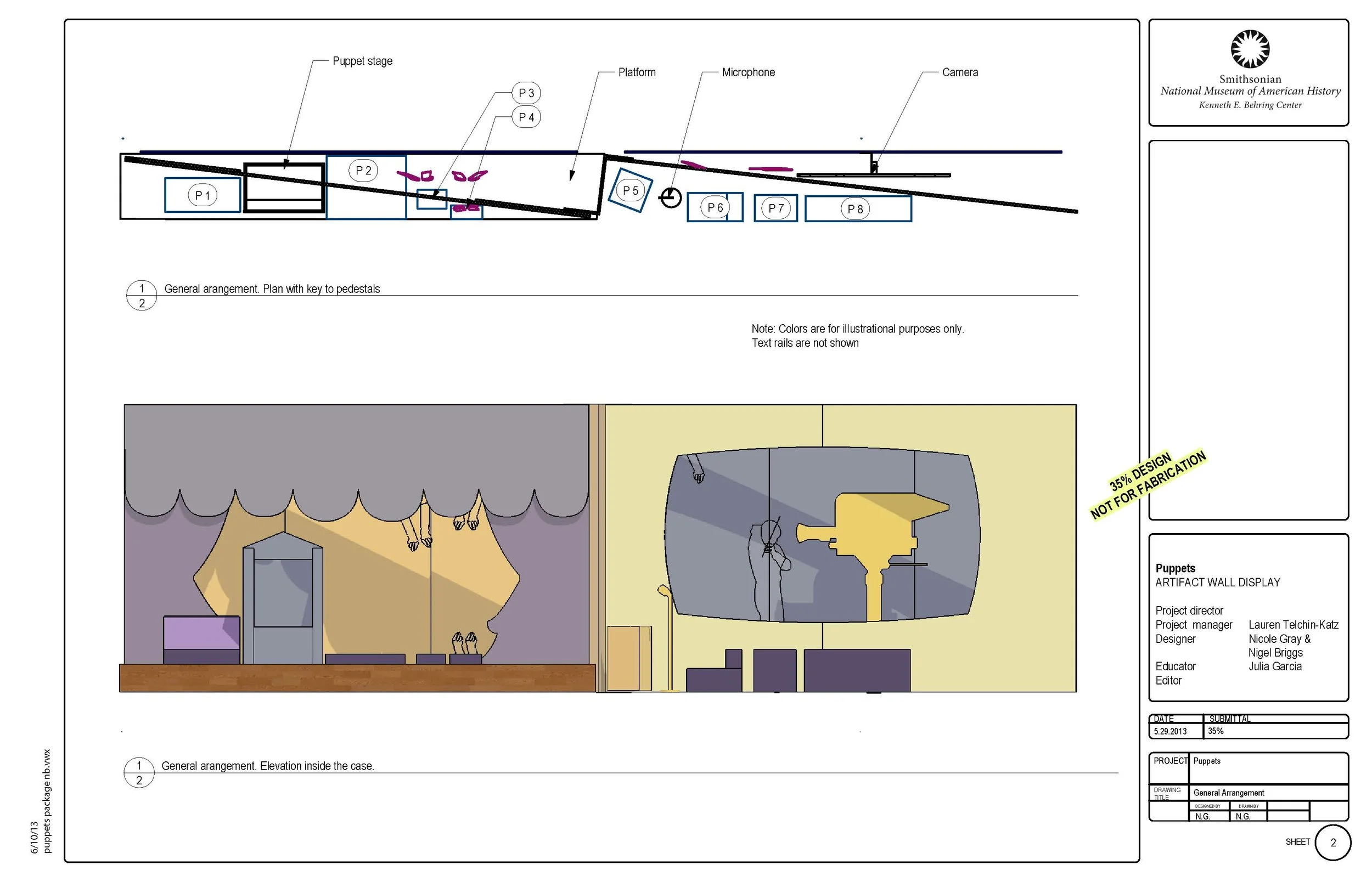 Case Layout | Puppetry in America | NMAH | 2013