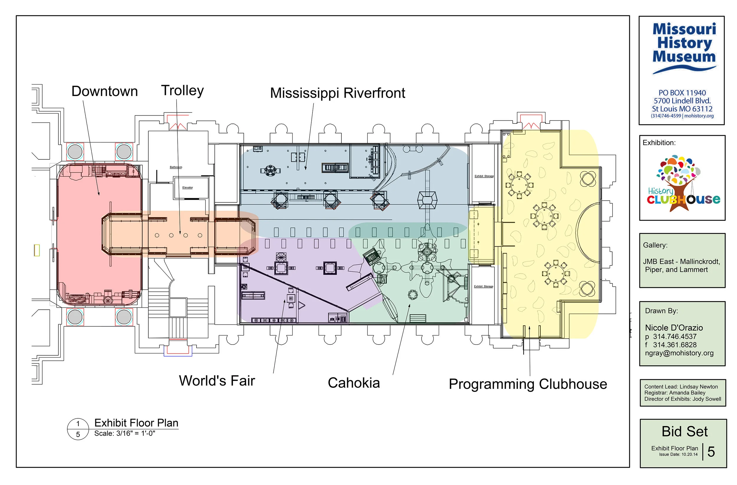 Floor Plan | History Clubhouse | 2015