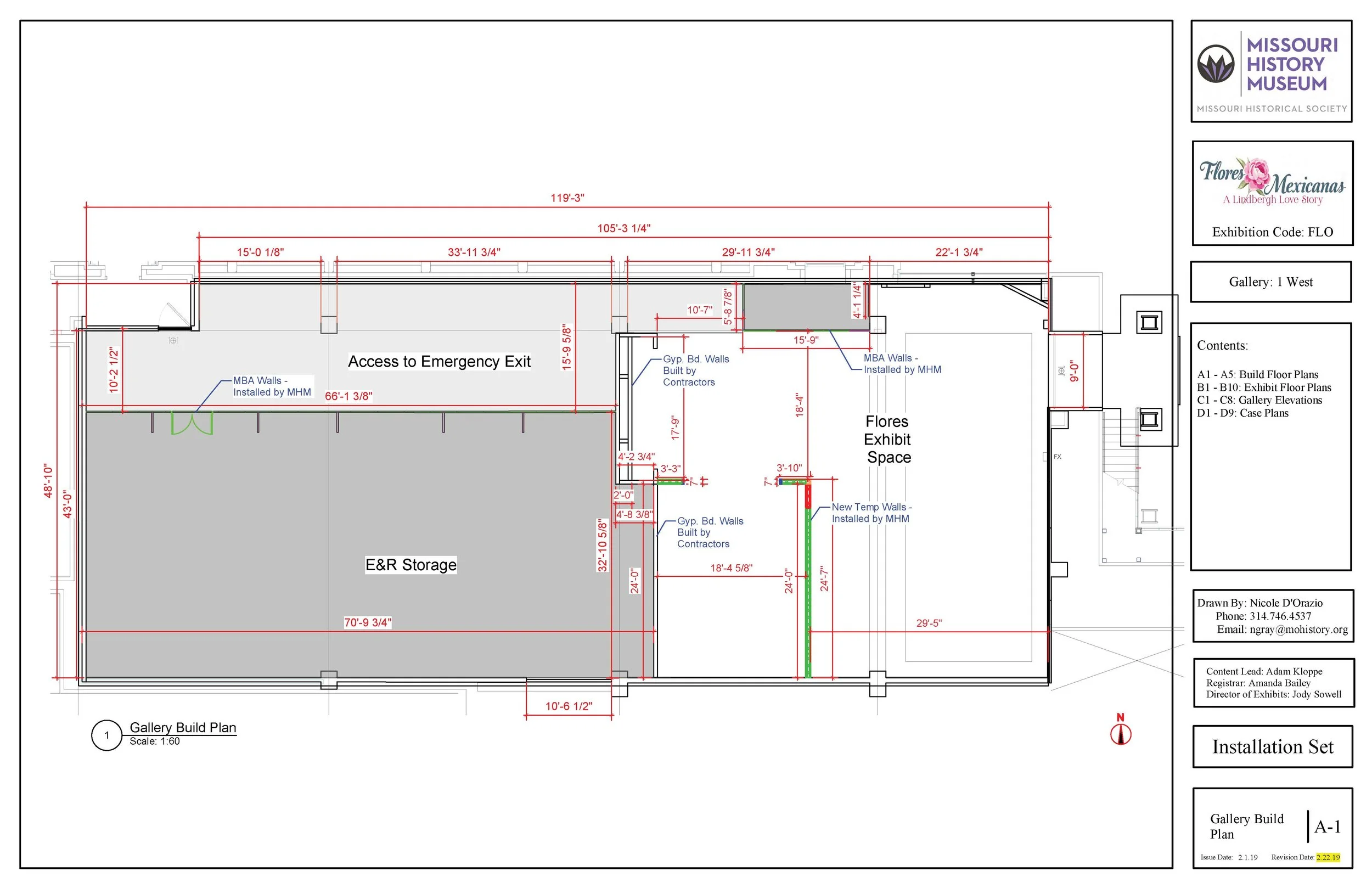 Whole Gallery Plan | Flores Mexicanas: A Lindbergh Love Story | 2019