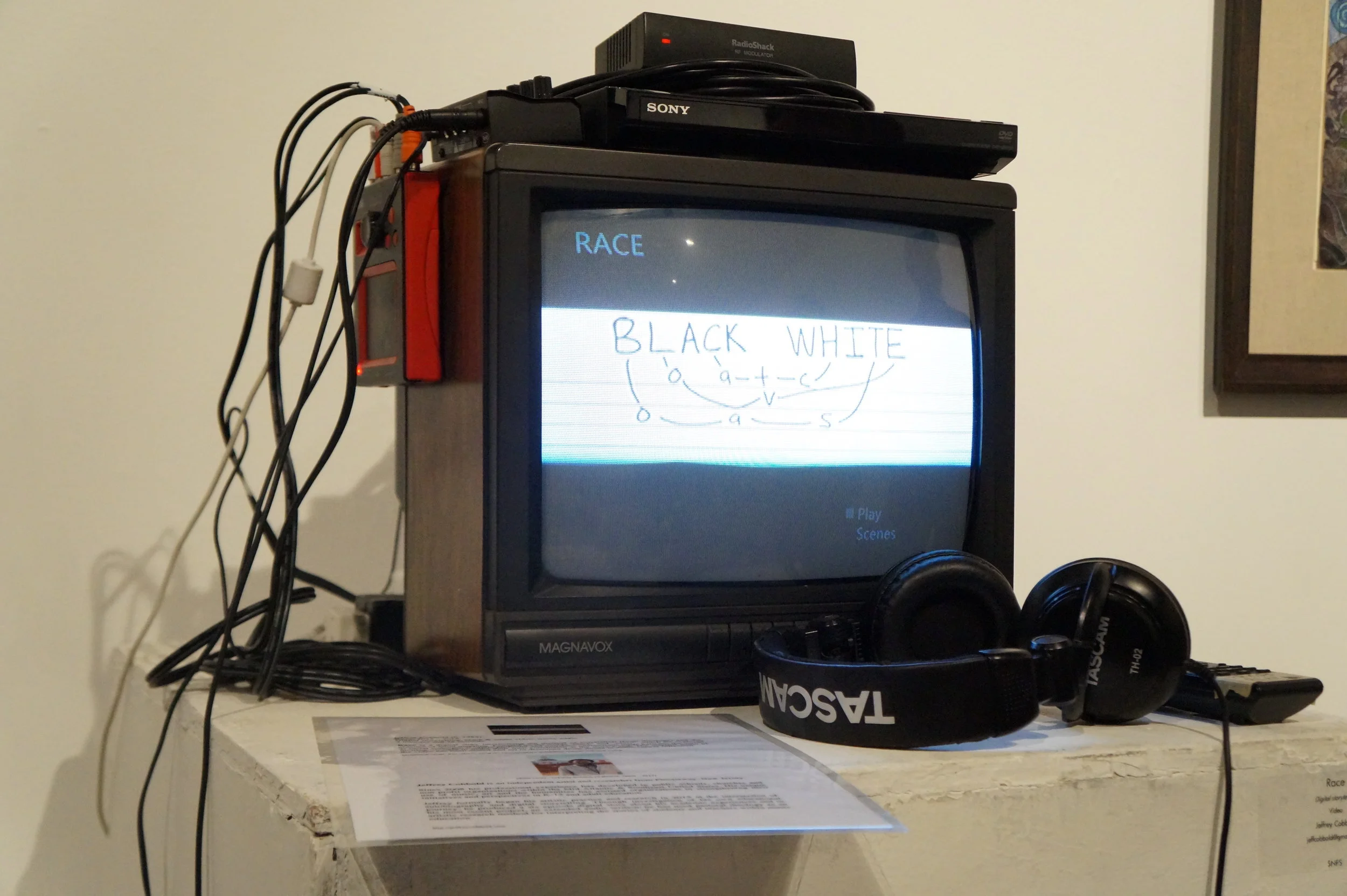 Special installation of Race at Rise Above: Art of the Counterculture. Curated by Trenton Punk Rock Flea Market . Artworks Trenton , Trenton, New Jersey - September 2017