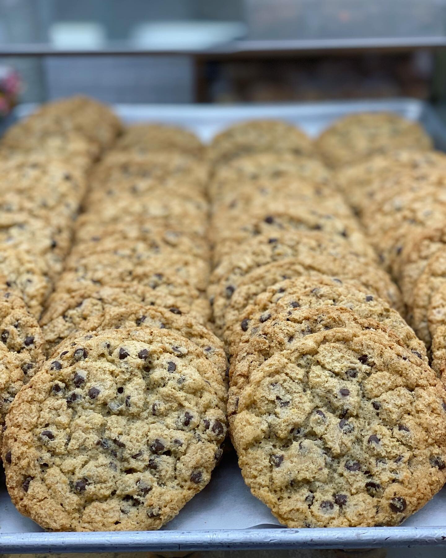 Have you tried our homestyle chocolate chip cookies? 😍🍪 #zeppieribakery