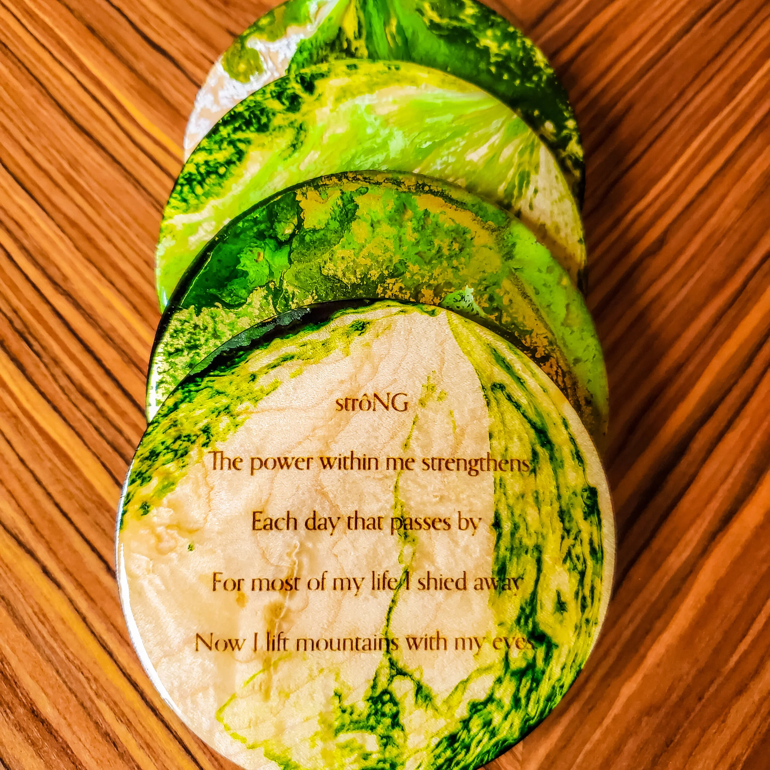 strôNG Coaster Set Green