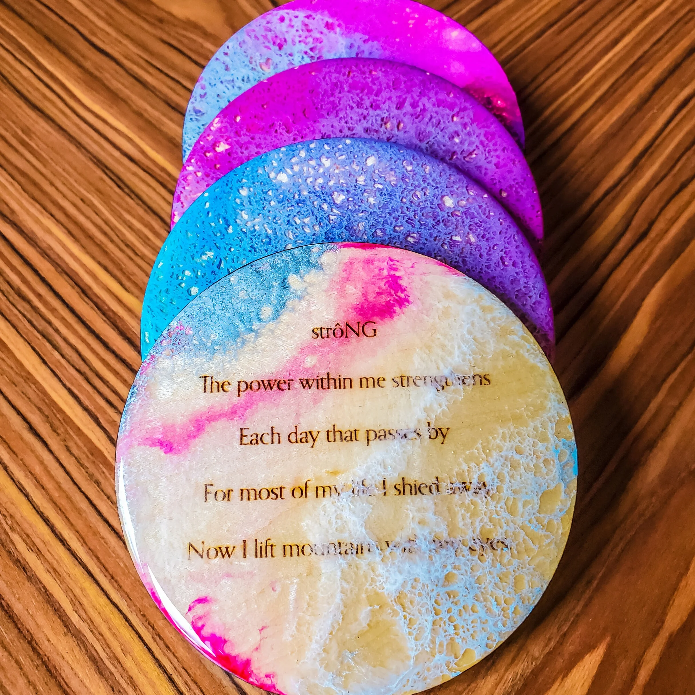 strôNG Coaster Set Magenta