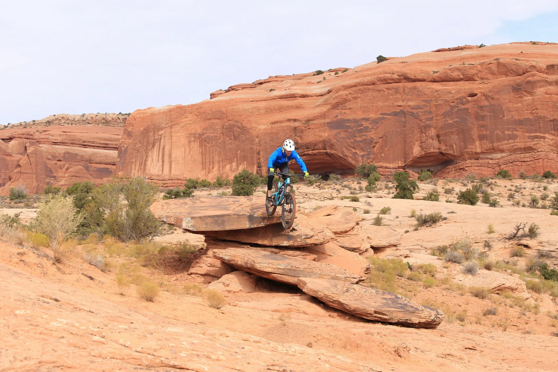 Moab - The Nomad felt right at home on the bigger terrain, high-speed lines, technical drops.