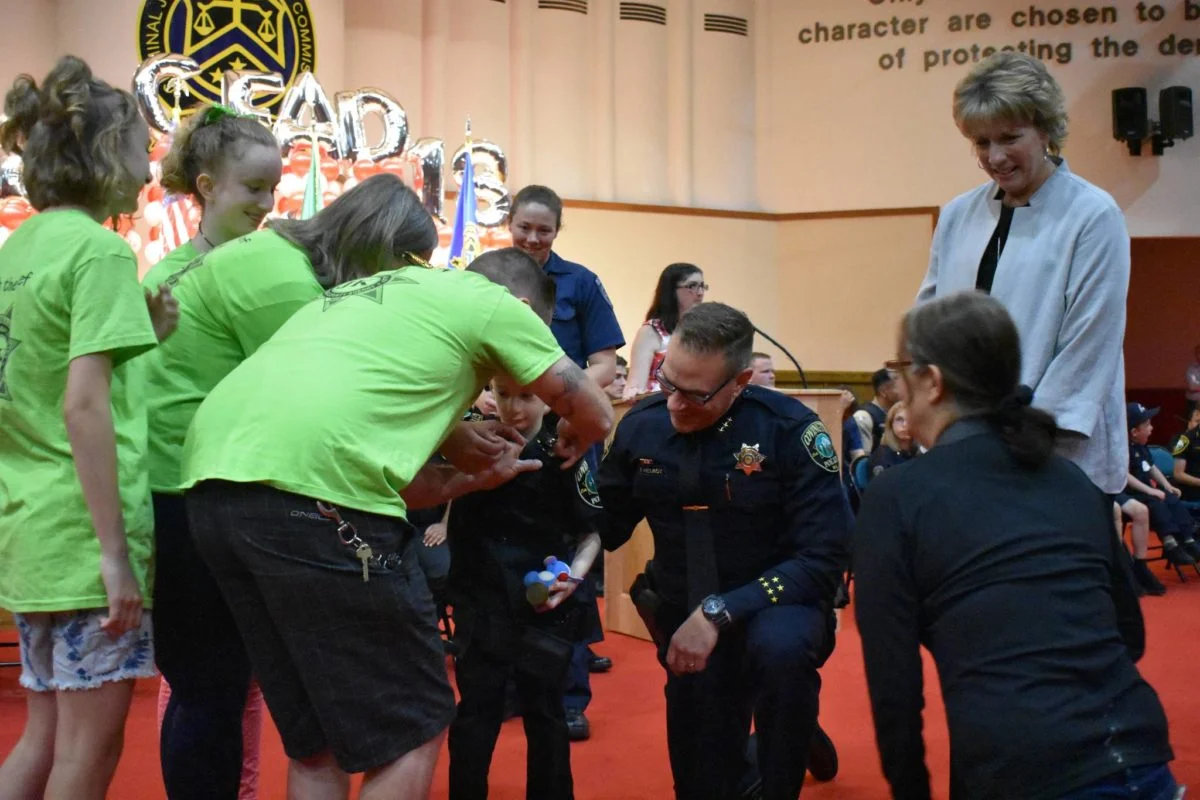 Little chiefs can have big dreams, too Two special kids were honored as Chief for a Day by the Covington Police Department and the King County Sheriff’s Department.