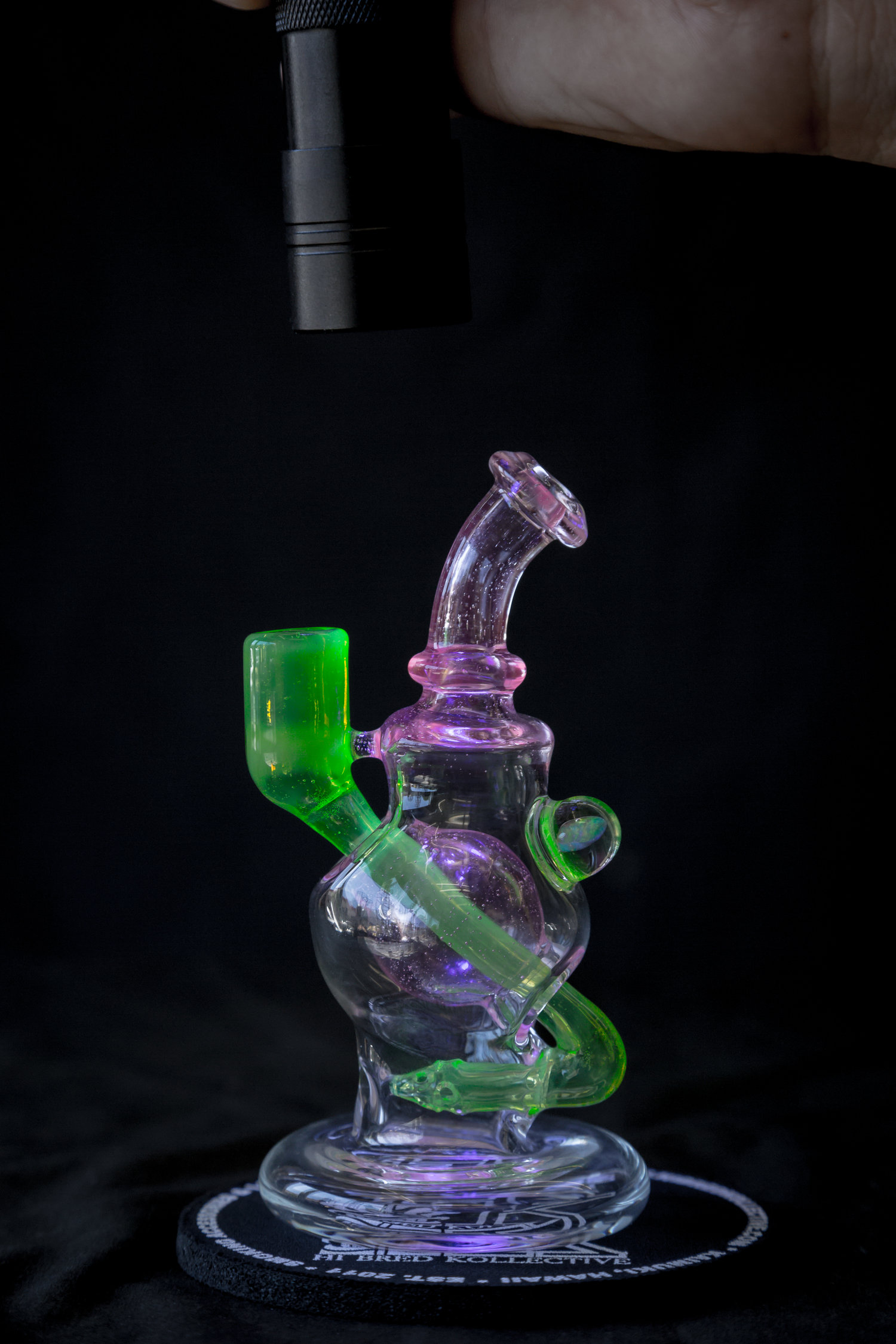 Home Blown Glass Road Straw Air-Cooled Dry Rig / $ 24.99 at 420