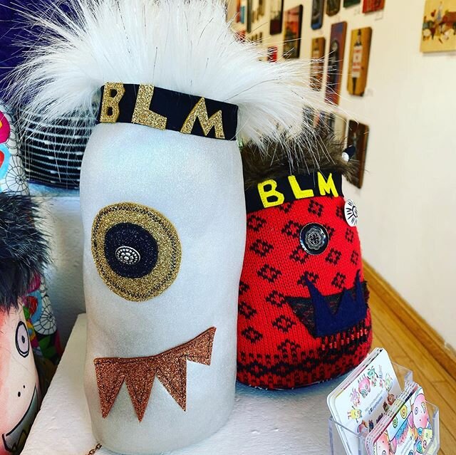 Squeebs are out and about! 
Added #blacklivesmatter headbands in support of the movement. The gallery is open again for business, wander in if you find yourself in north mission. Observing masks and social distancing ordinances. 
Wishing everyone hea