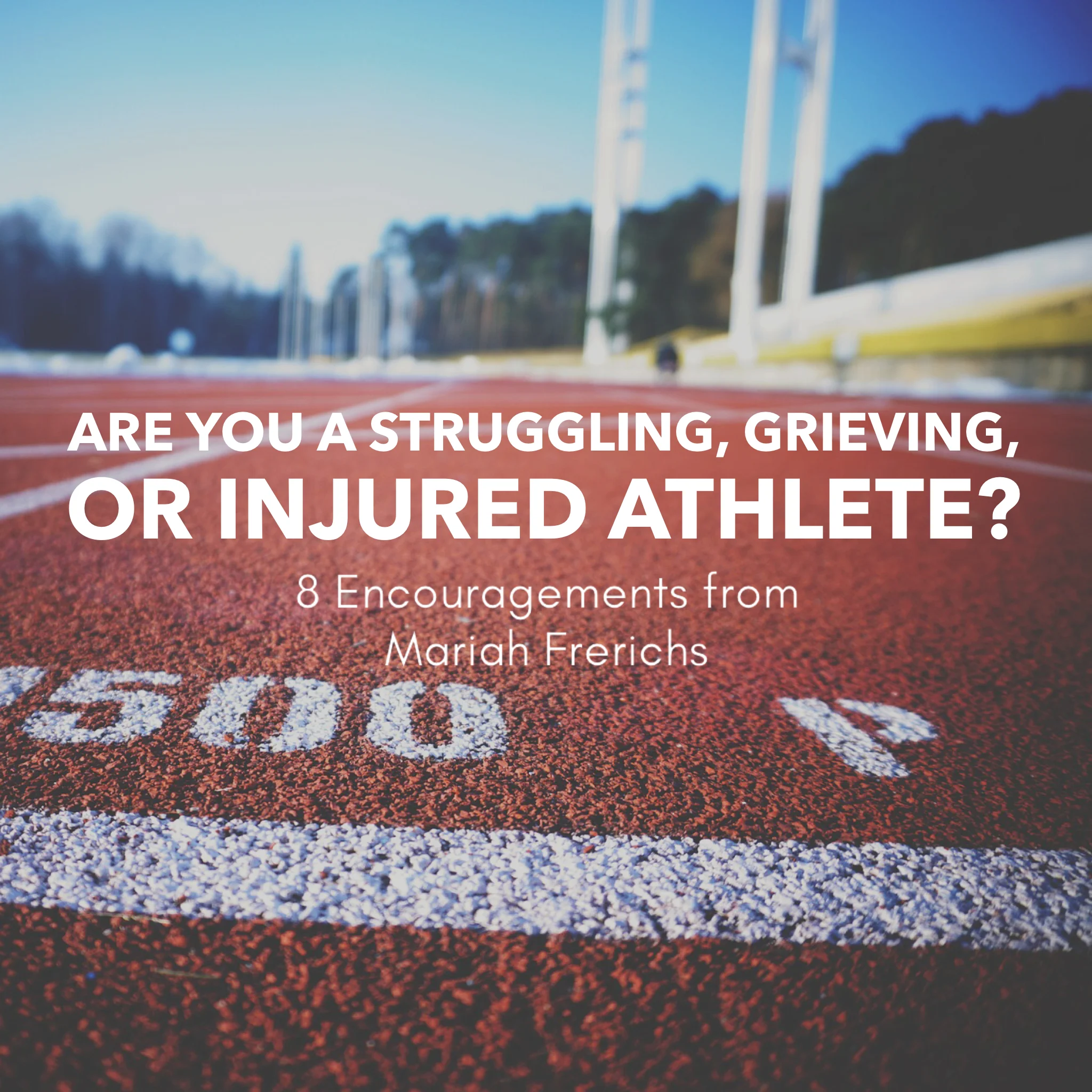 Are you a Struggling, Grieving, Hurt, or Injured Athlete?
