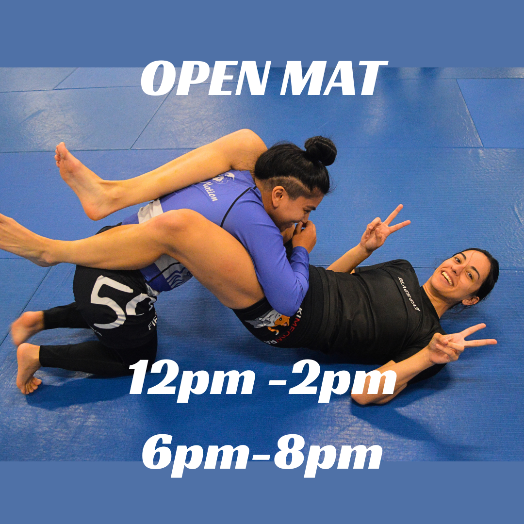 OPEN MAT 12pm-2pm &amp; 6pm-8pm 