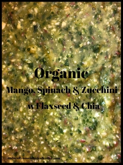 Mango, Spinach & Zucchini w Chia & Flax