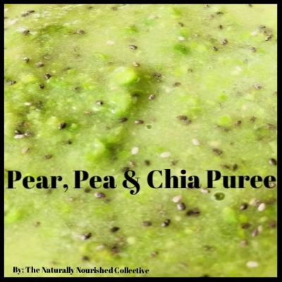 Baby Pear, Pea & Chia Puree