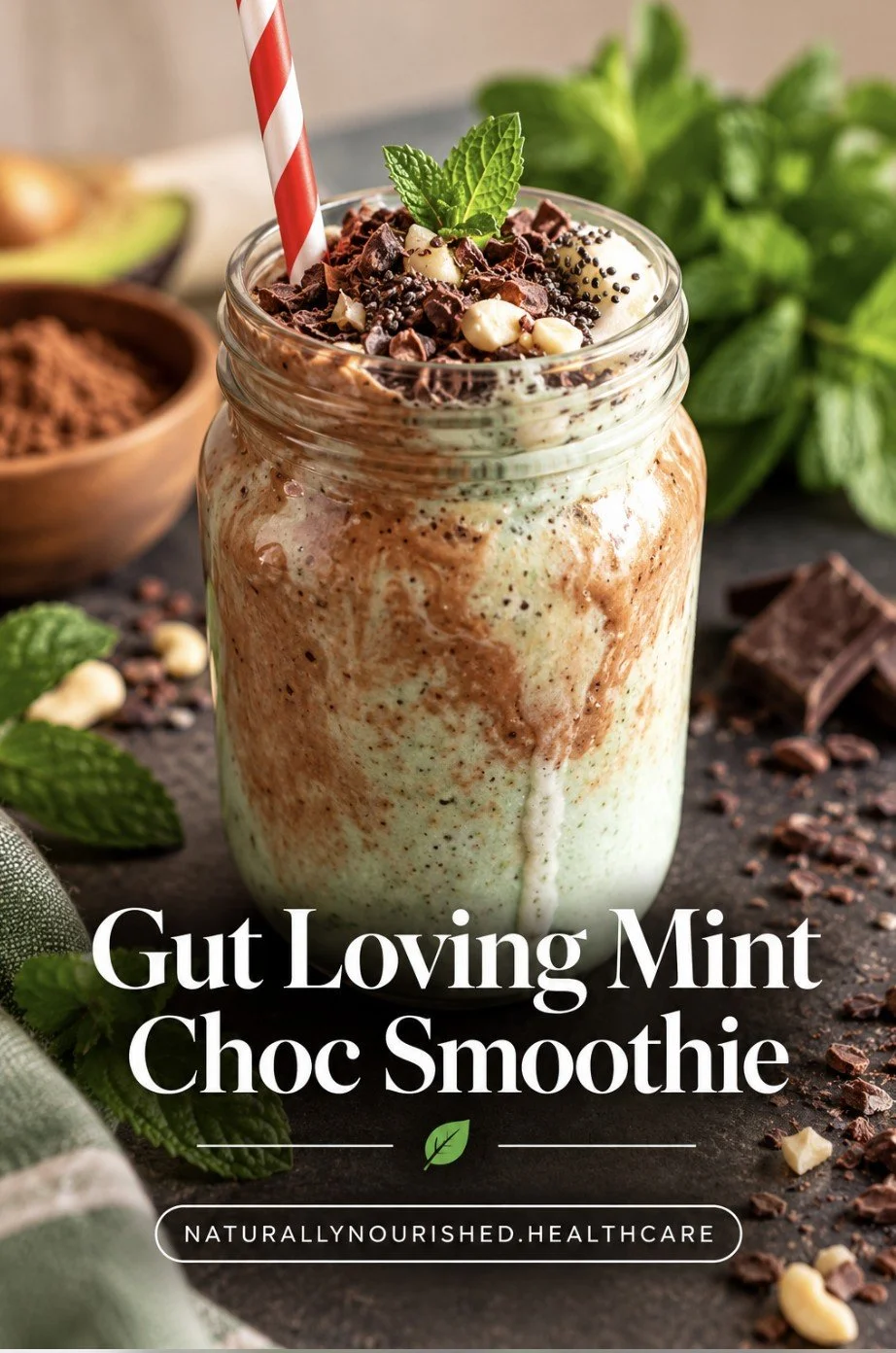 Gut Loving Mint Choc Smoothie